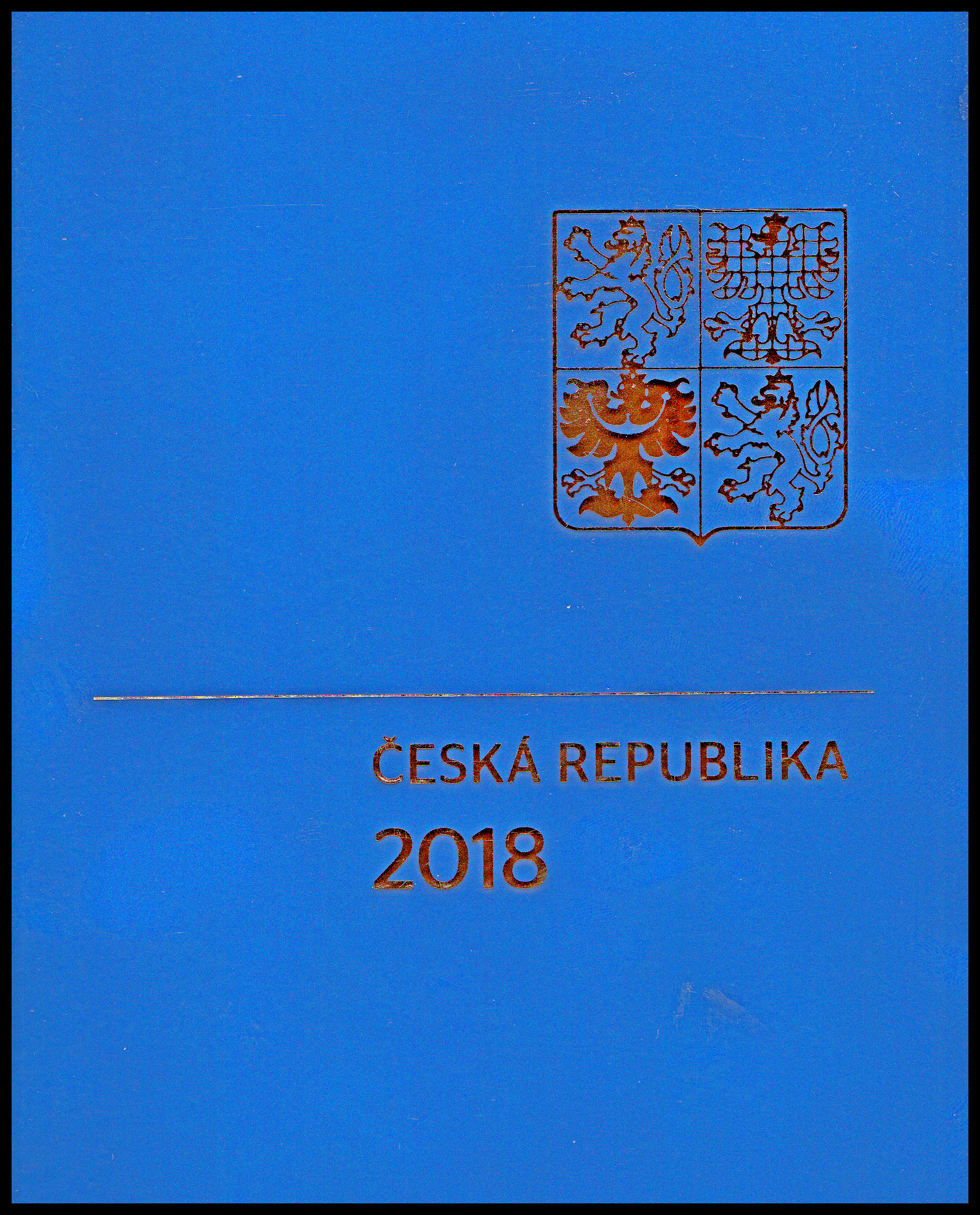 Česká republika 2018 (ročníkové album s černotiskem)