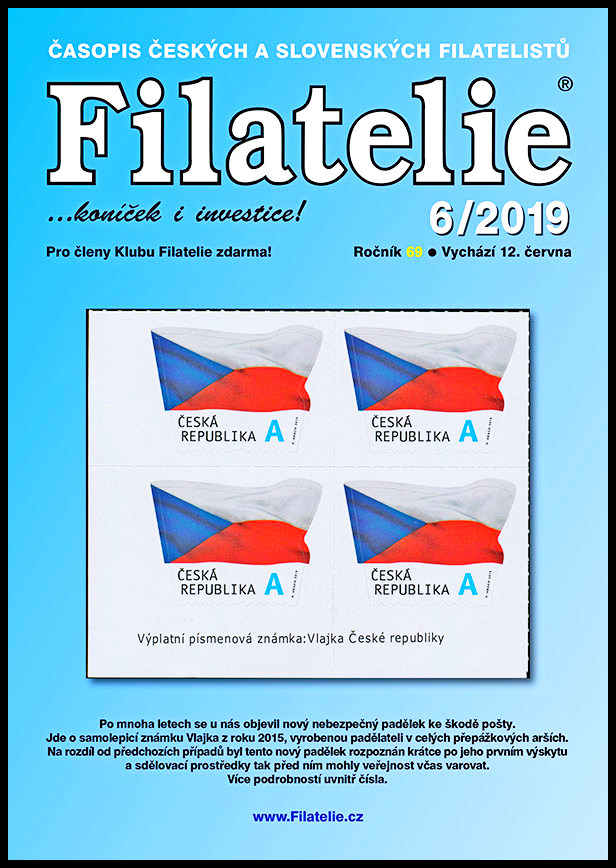 Časopis  Filatelie 6 / 2019