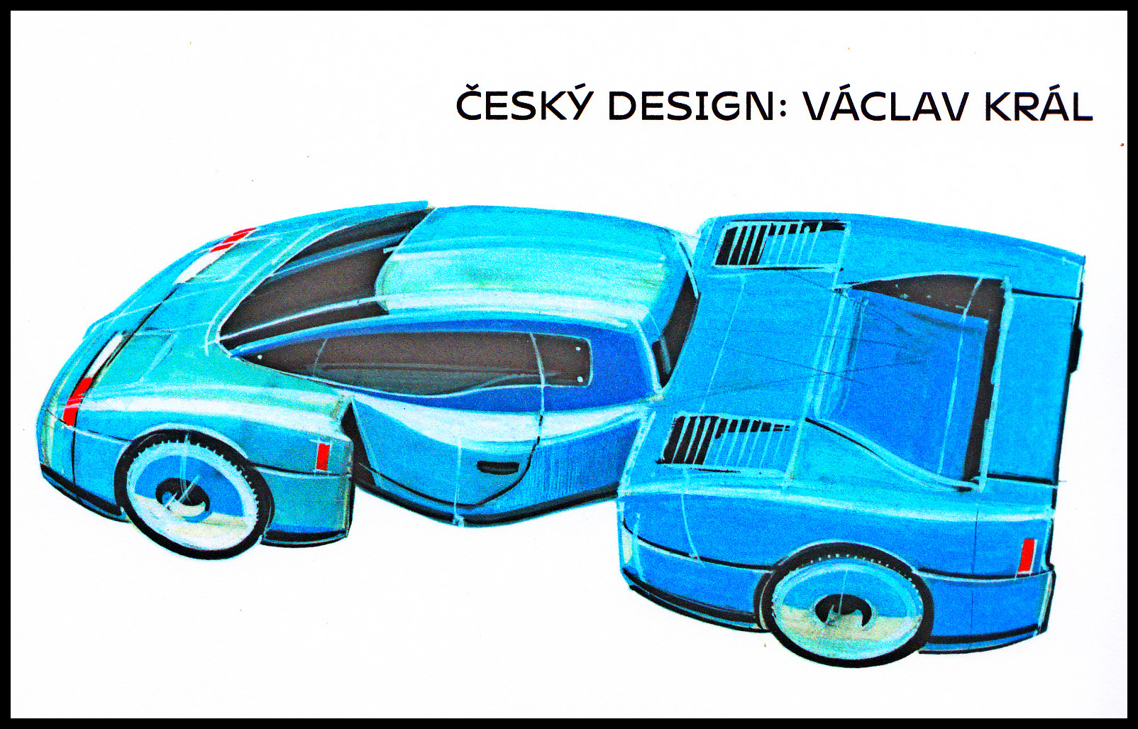 Český design - Václav Král (známkový sešítek)