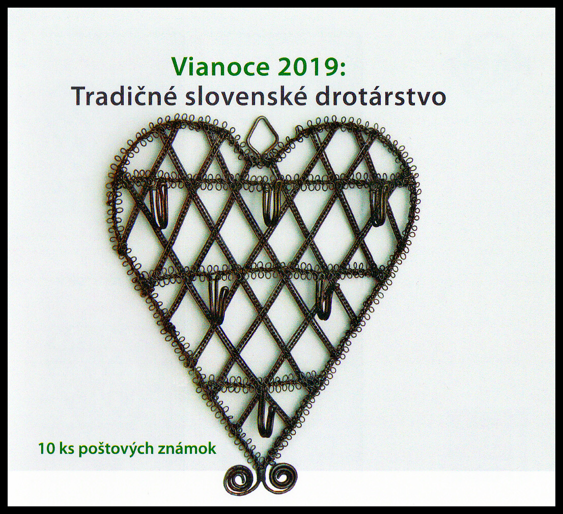 Vánoce 2019 - Tradiční slovenské drátenictví (samolepící sešítek nepřeložený)