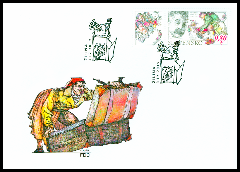 FDC - Den poštovní známky 2019: Vincent Hložník (1919 - 1997)