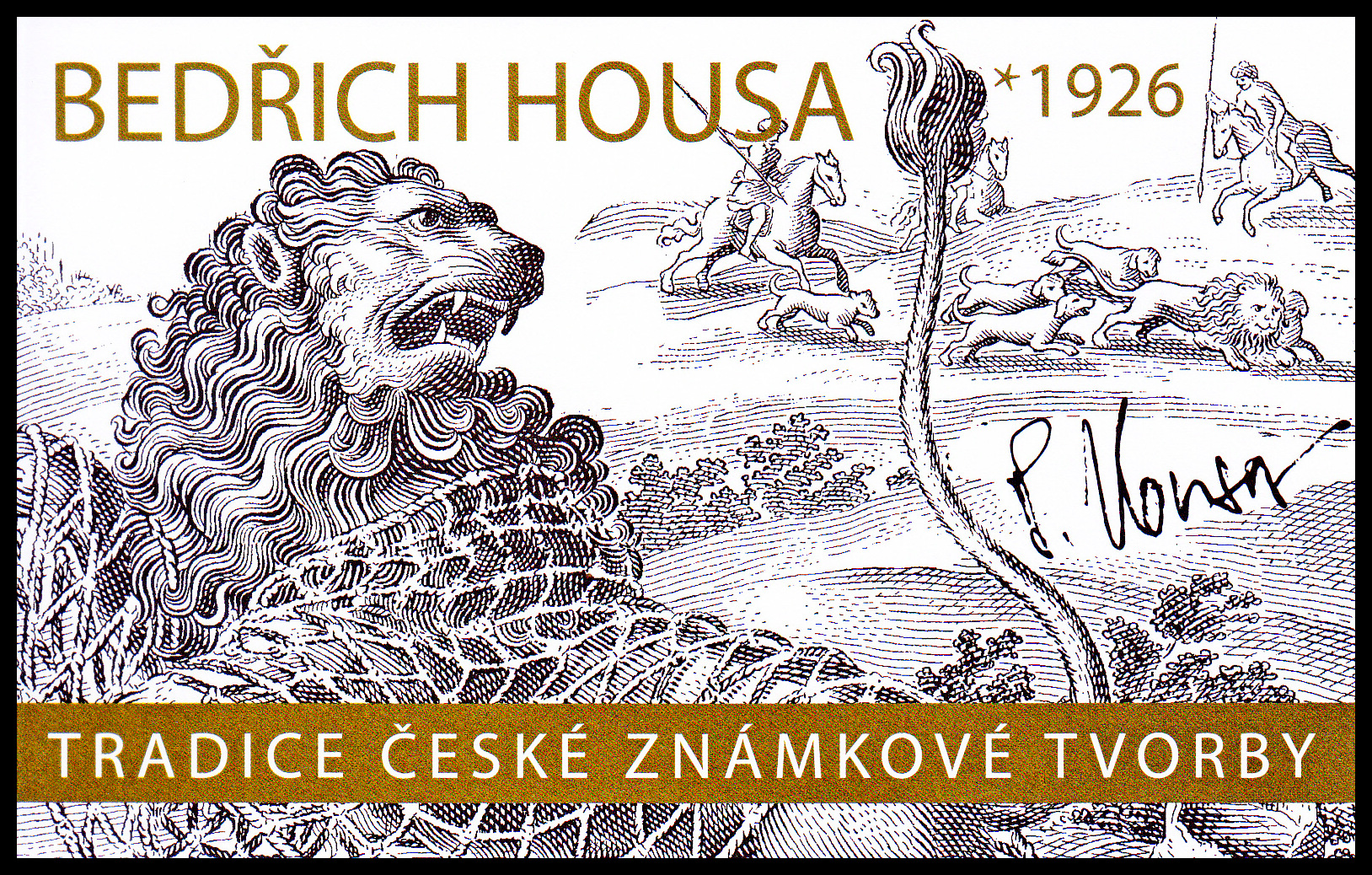 Tradice české známkové tvorby 2020 -  Bedřich Housa (známkový sešítek) 