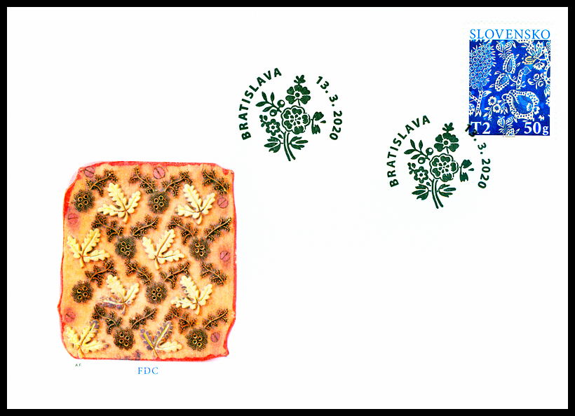 FDC - Velikonoce 2020 - Tradiční slovenský modrotisk