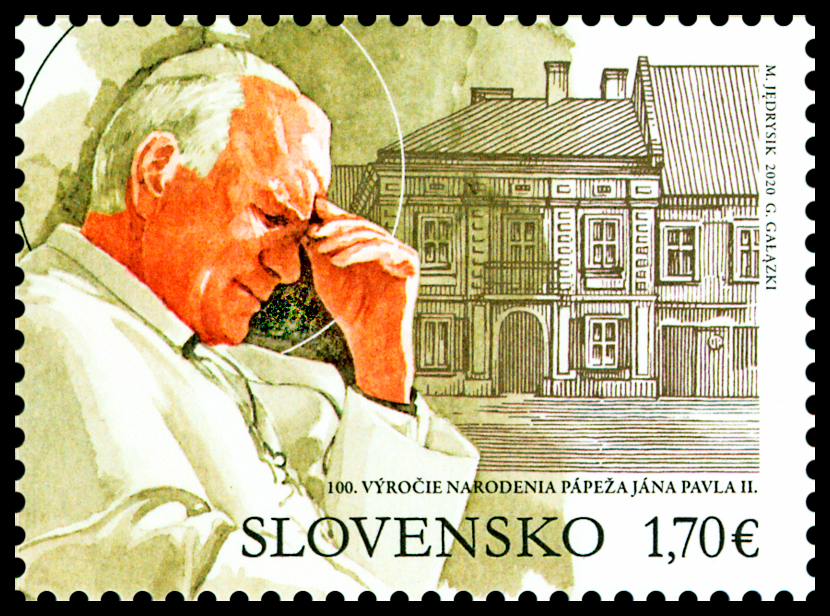 Spol. vydání s Polskem (SR): 100.narození papeže Jana Pavla II.