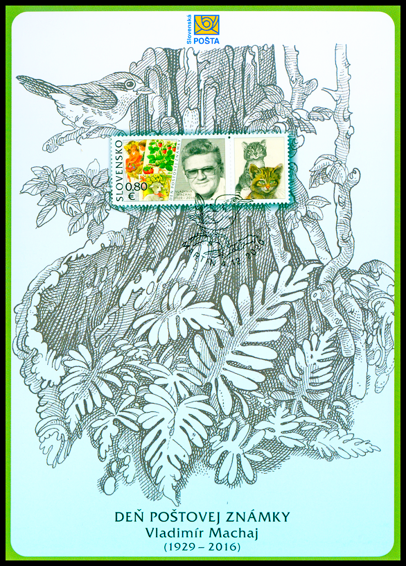 NL - Den poštovní známky 2020: Vladimír Machaj (1929 – 2016)