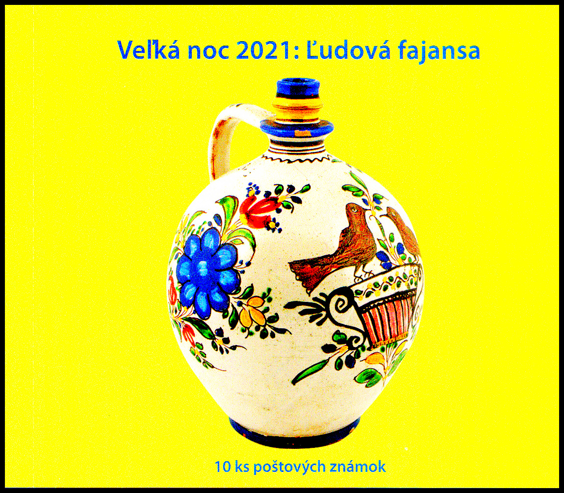 Velikonoce 2021- Lidová fajáns (sam. sešítek přeložený v půlce)