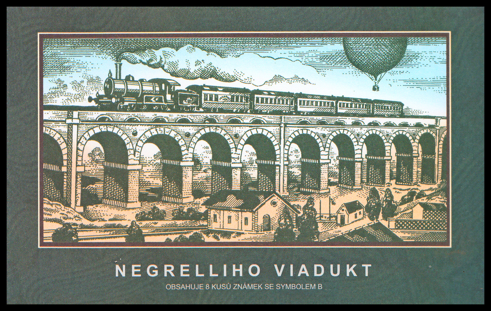 Technické památky: Negrelliho viadukt (známkový sešítek)