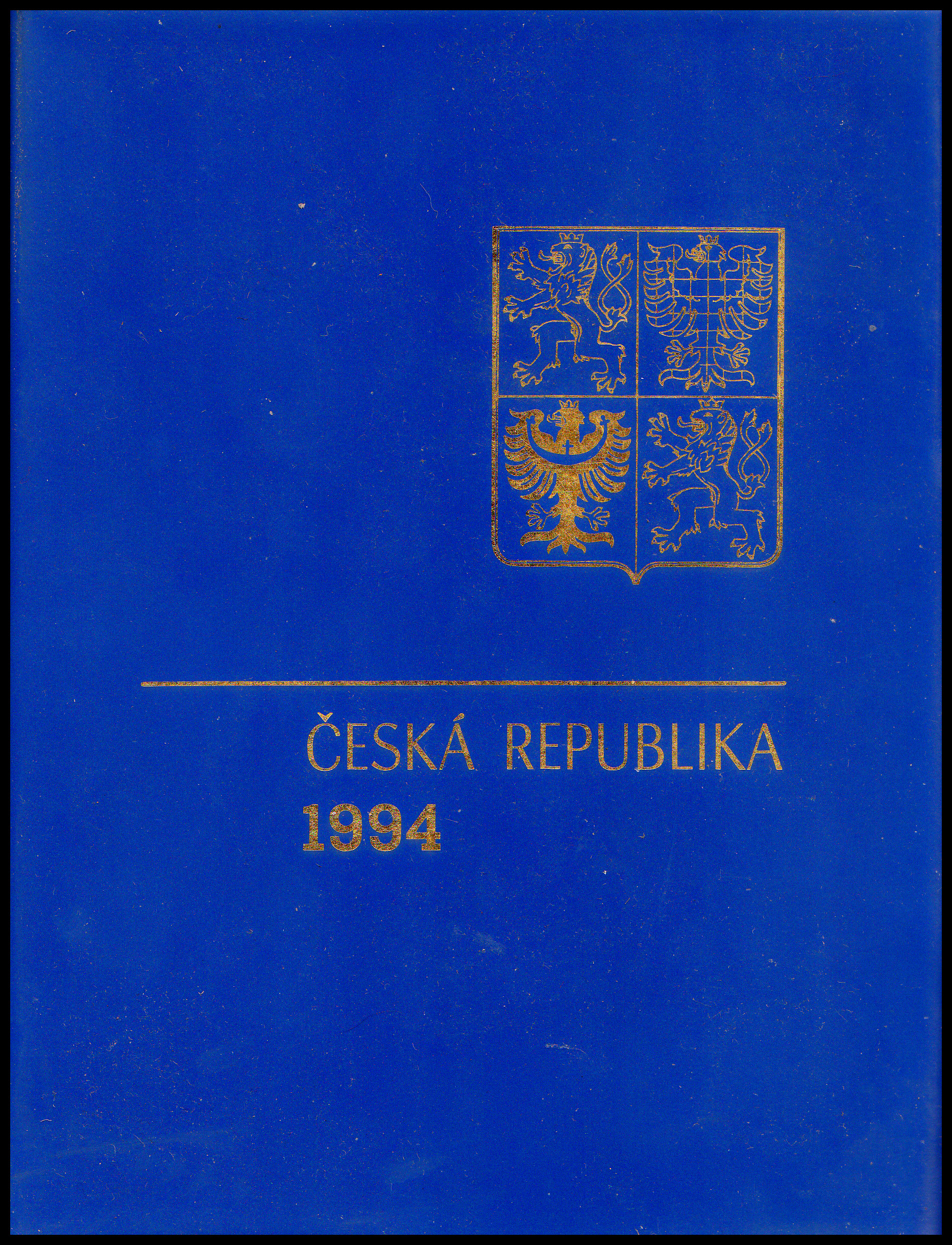 Česká republika 1994 (ročníkové album s černotiskem)