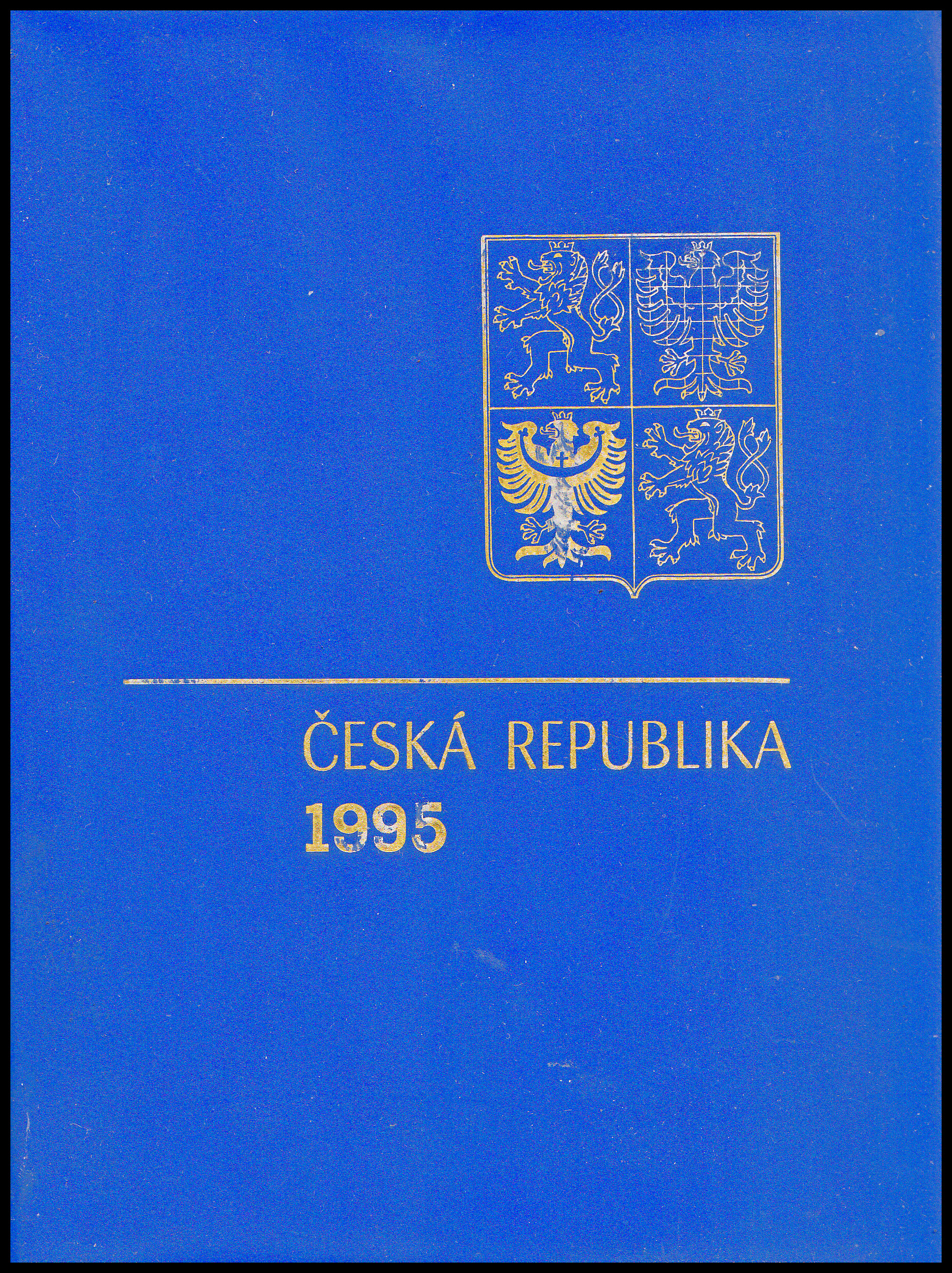 Česká republika 1995 (ročníkové album s černotiskem)