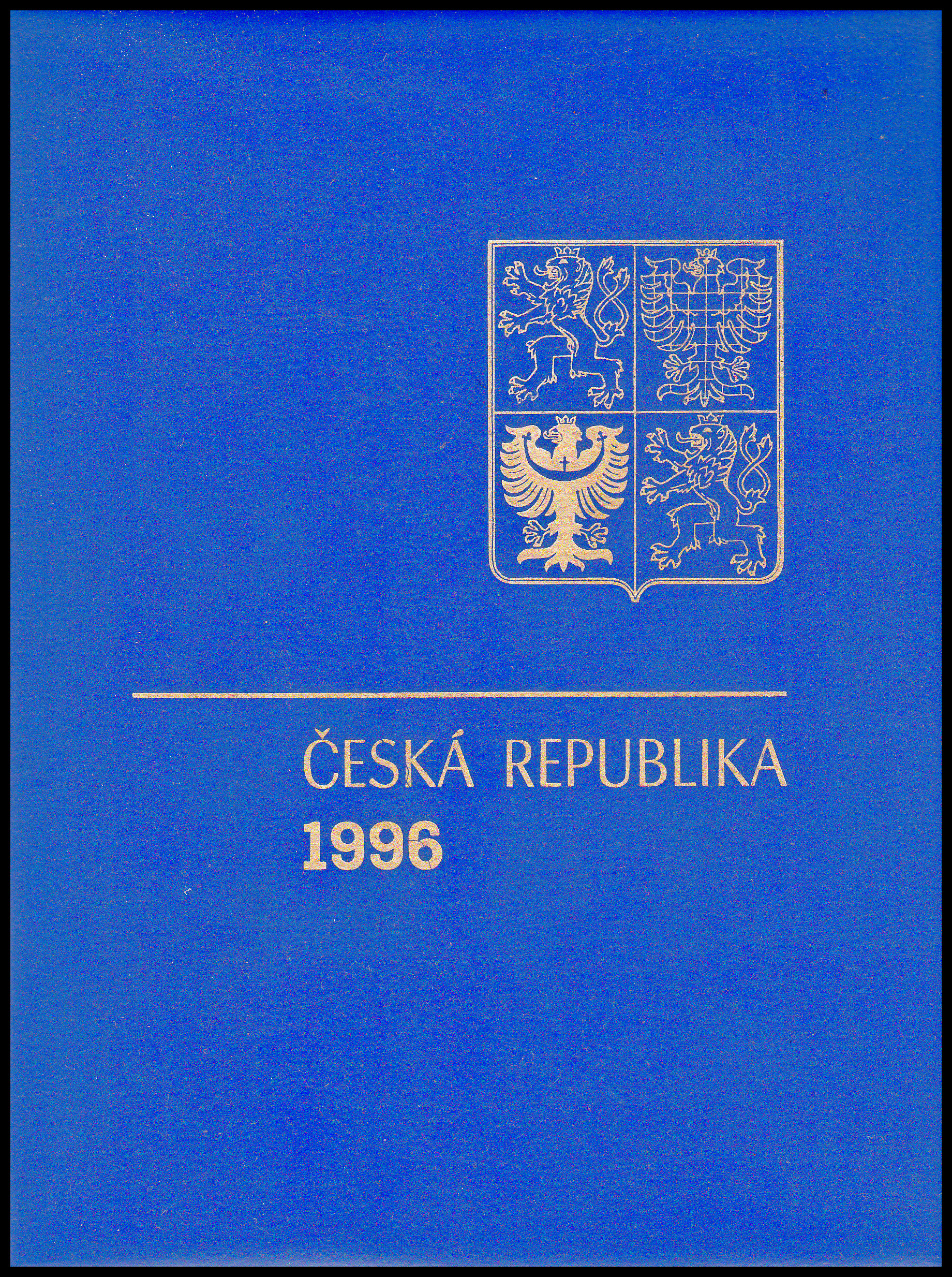 Česká republika 1996 (ročníkové album s černotiskem)