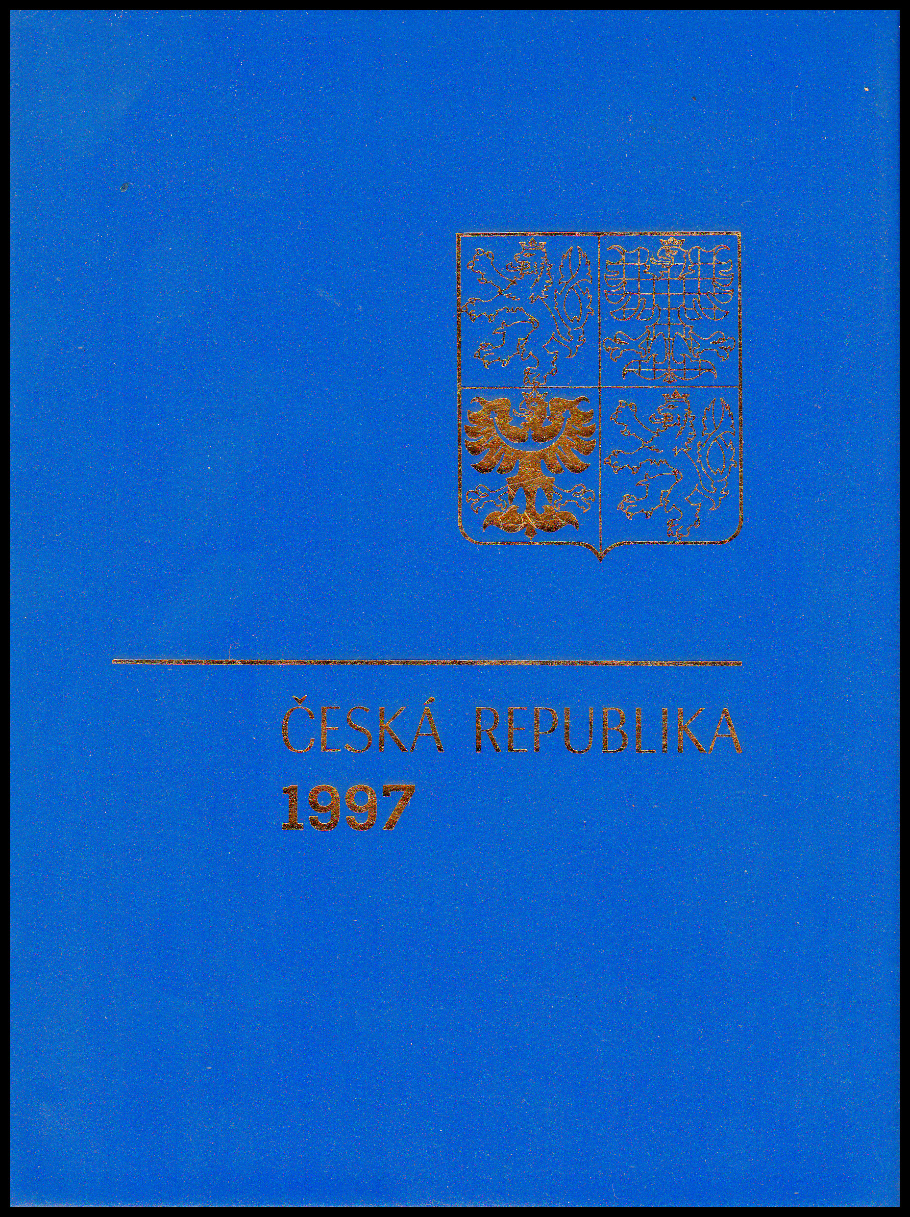 Česká republika 1997 (ročníkové album s černotiskem)