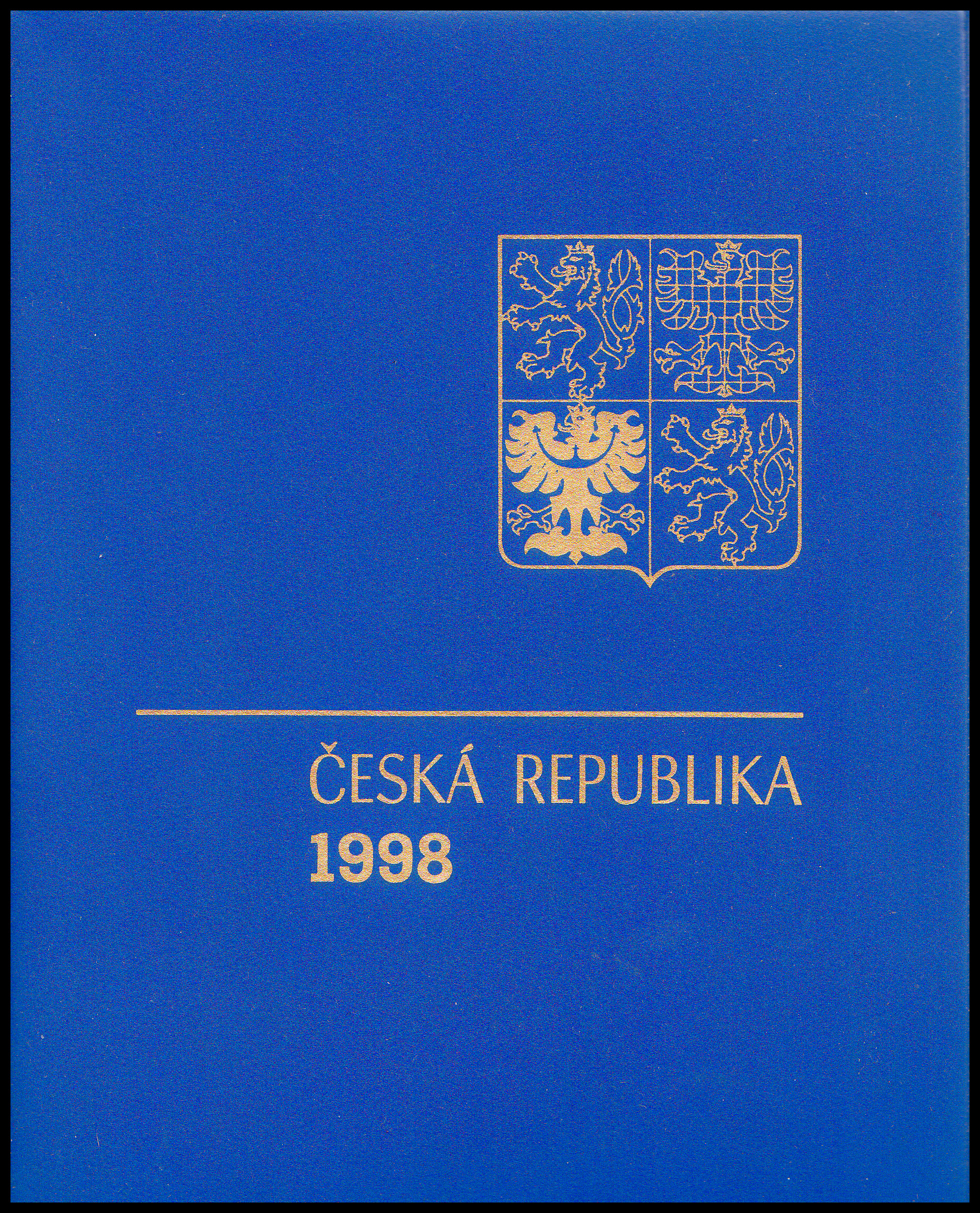 Česká republika 1998 (ročníkové album s černotiskem)
