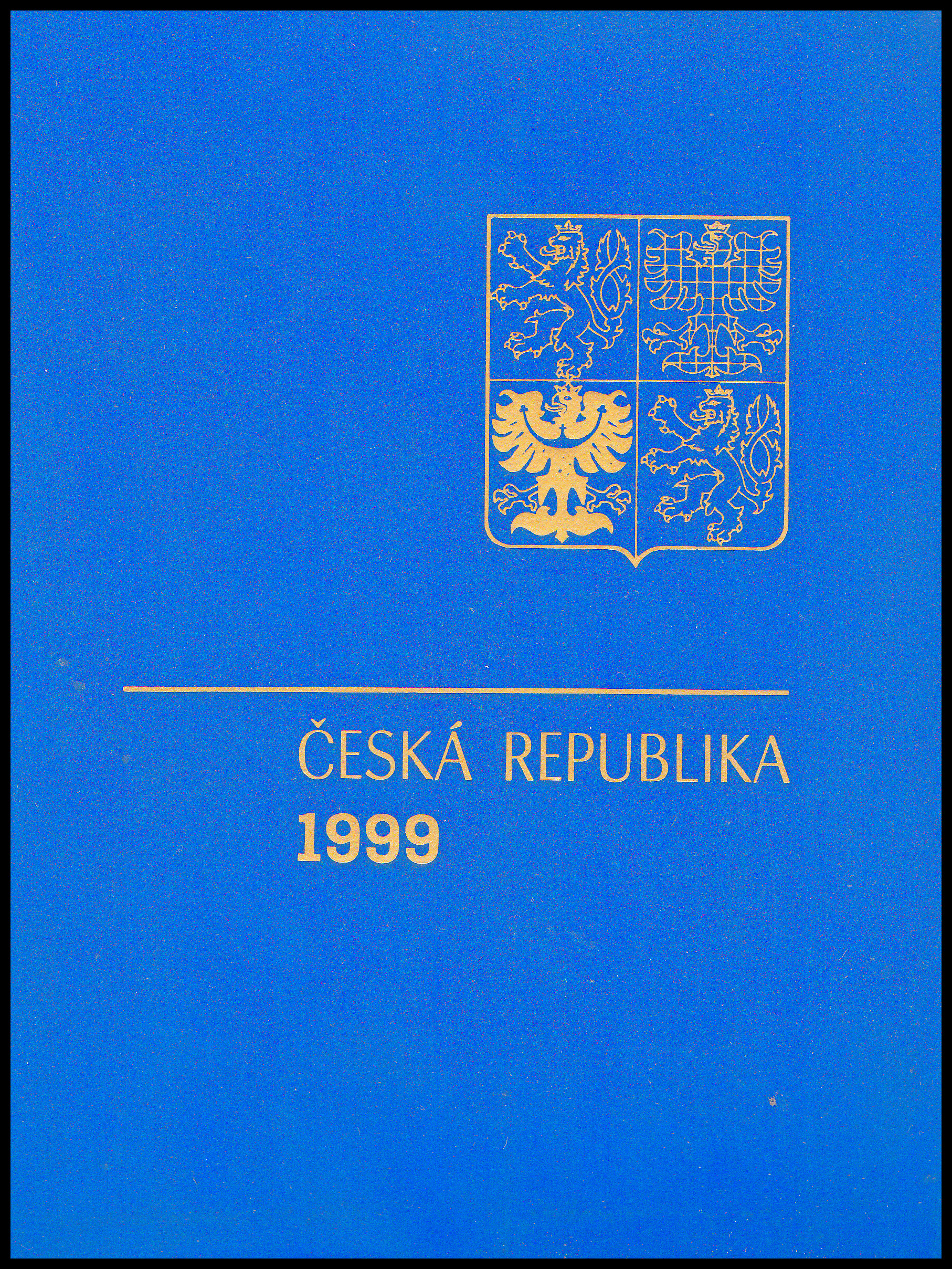 Česká republika 1999 (ročníkové album s černotiskem)