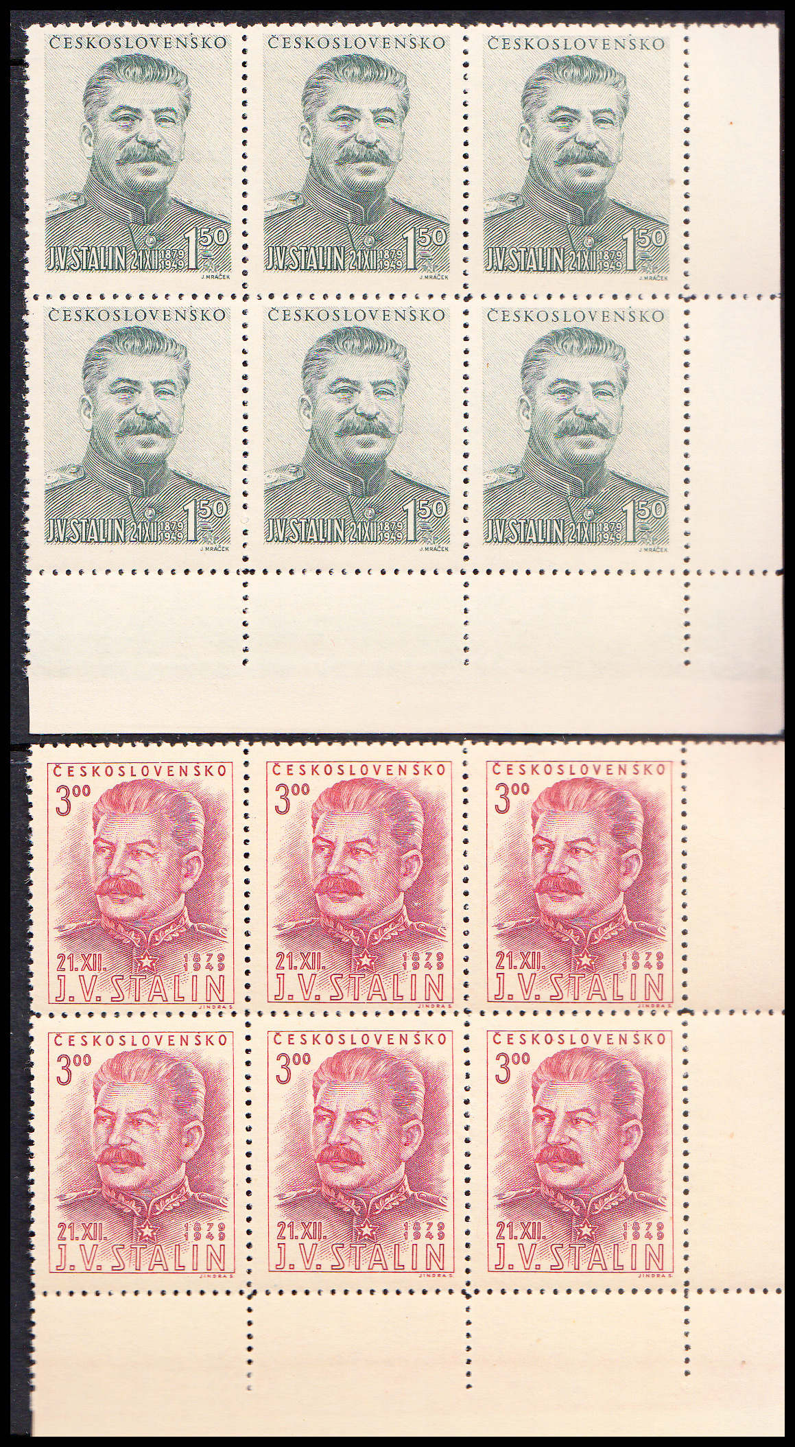 J.V.Stalin (pravé dolní šestibloky )