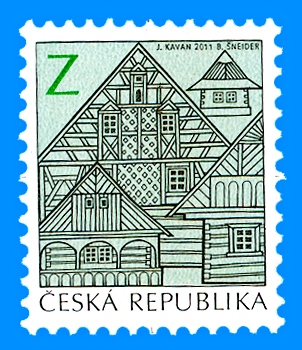 Výplatní známka - Lidová architektura Z