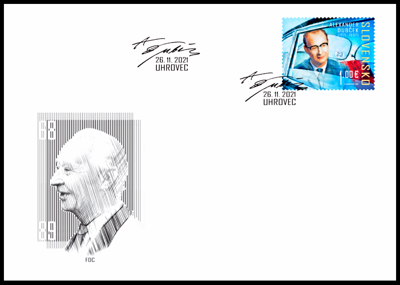 FDC - Osobnosti - Alexander Dubček (1921 – 1992) 