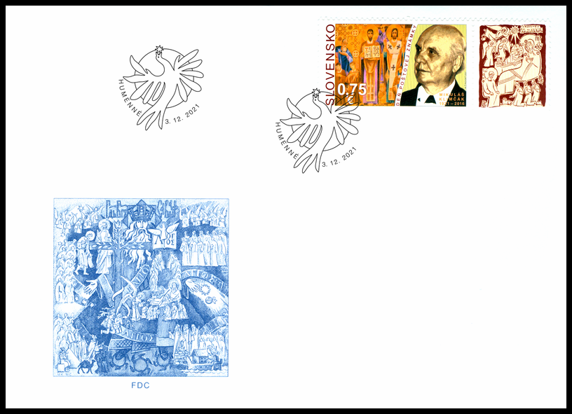 FDC - Den poštovní známky 2021: Mikuláš Klimčák (1921 – 2016) 