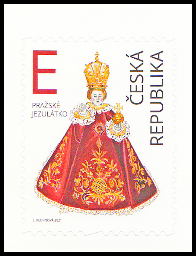 Pražské Jezulátko (samolepící známka)
