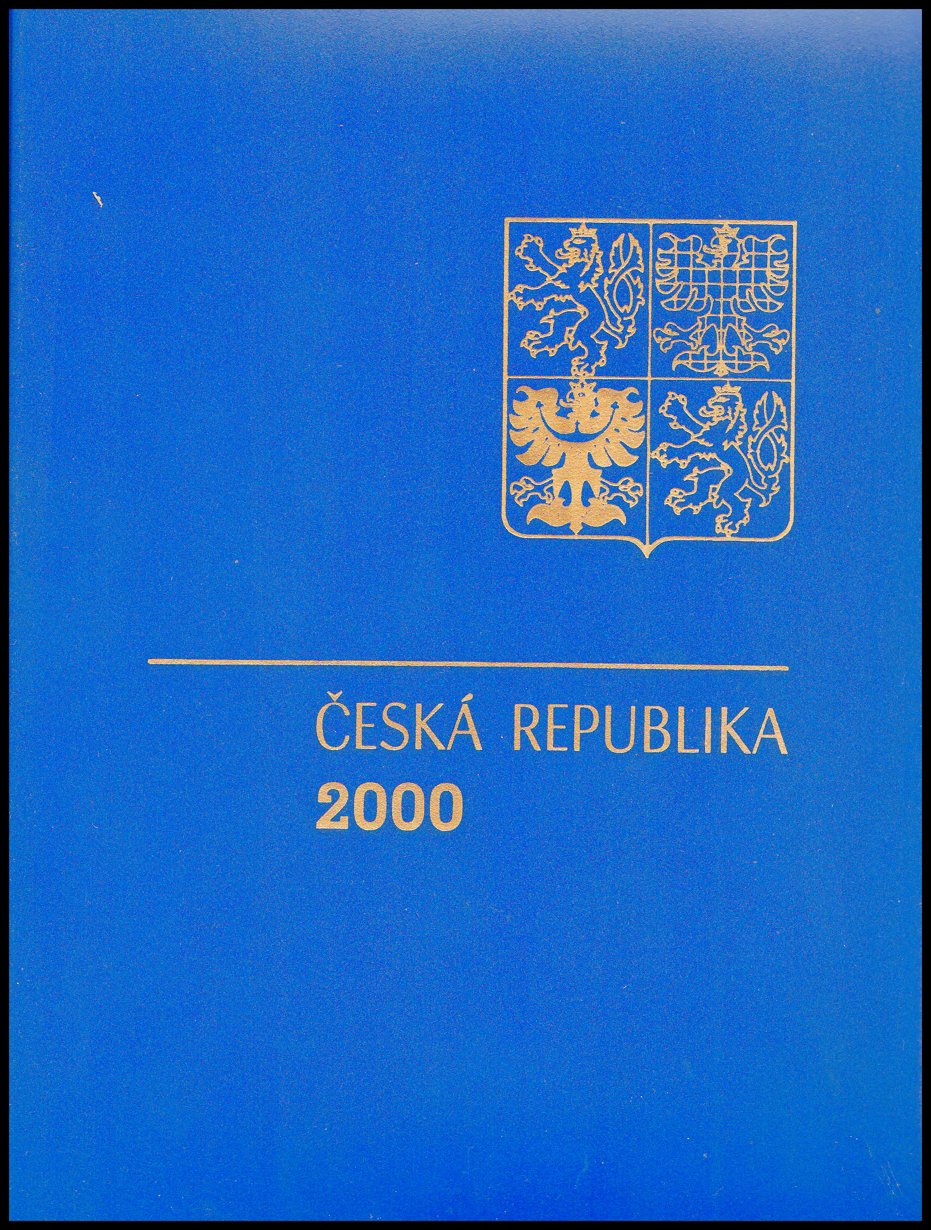 Česká republika 2000 (ročníkové album s černotiskem)