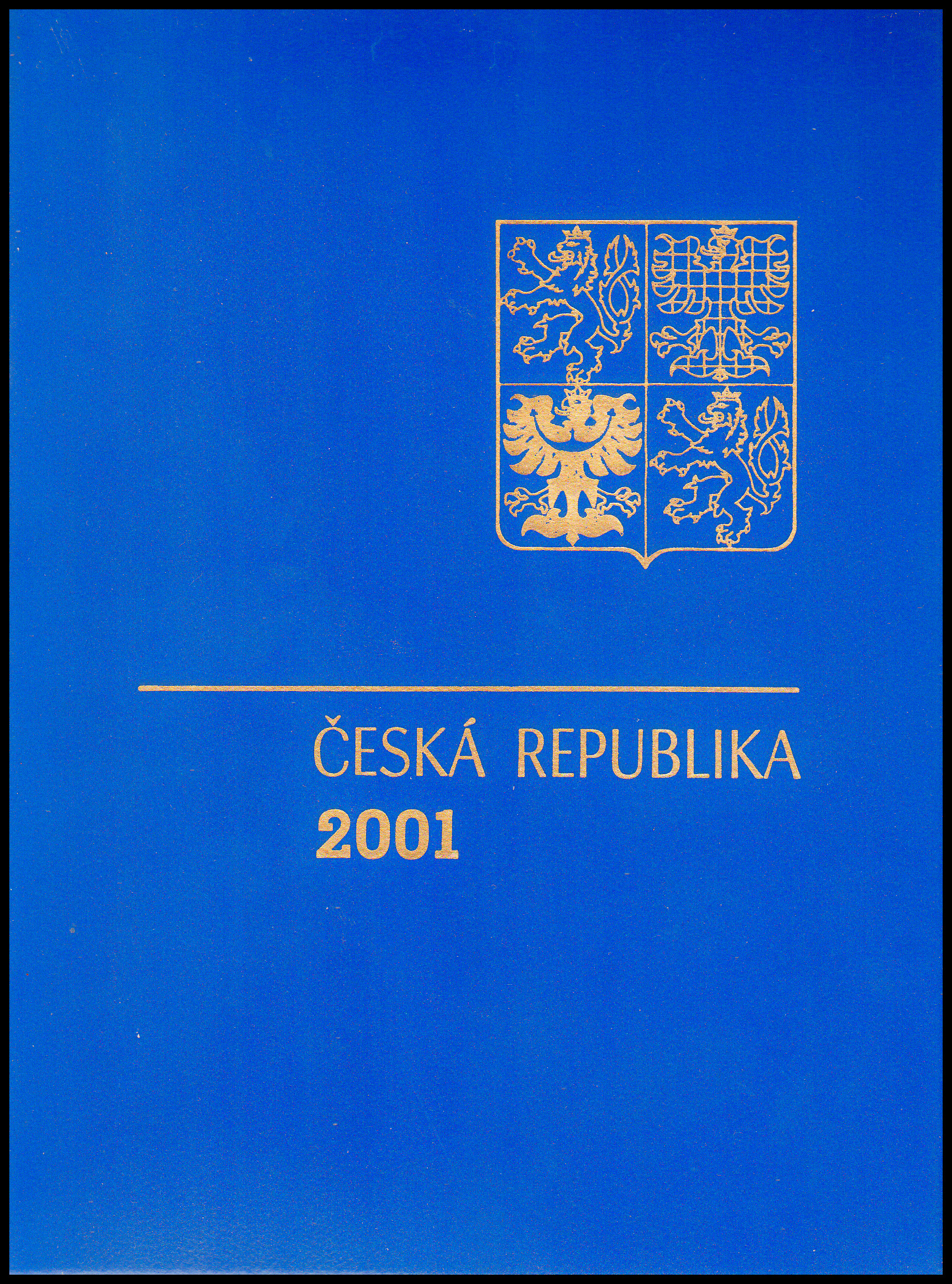 Česká republika 2001 (ročníkové album s černotiskem)