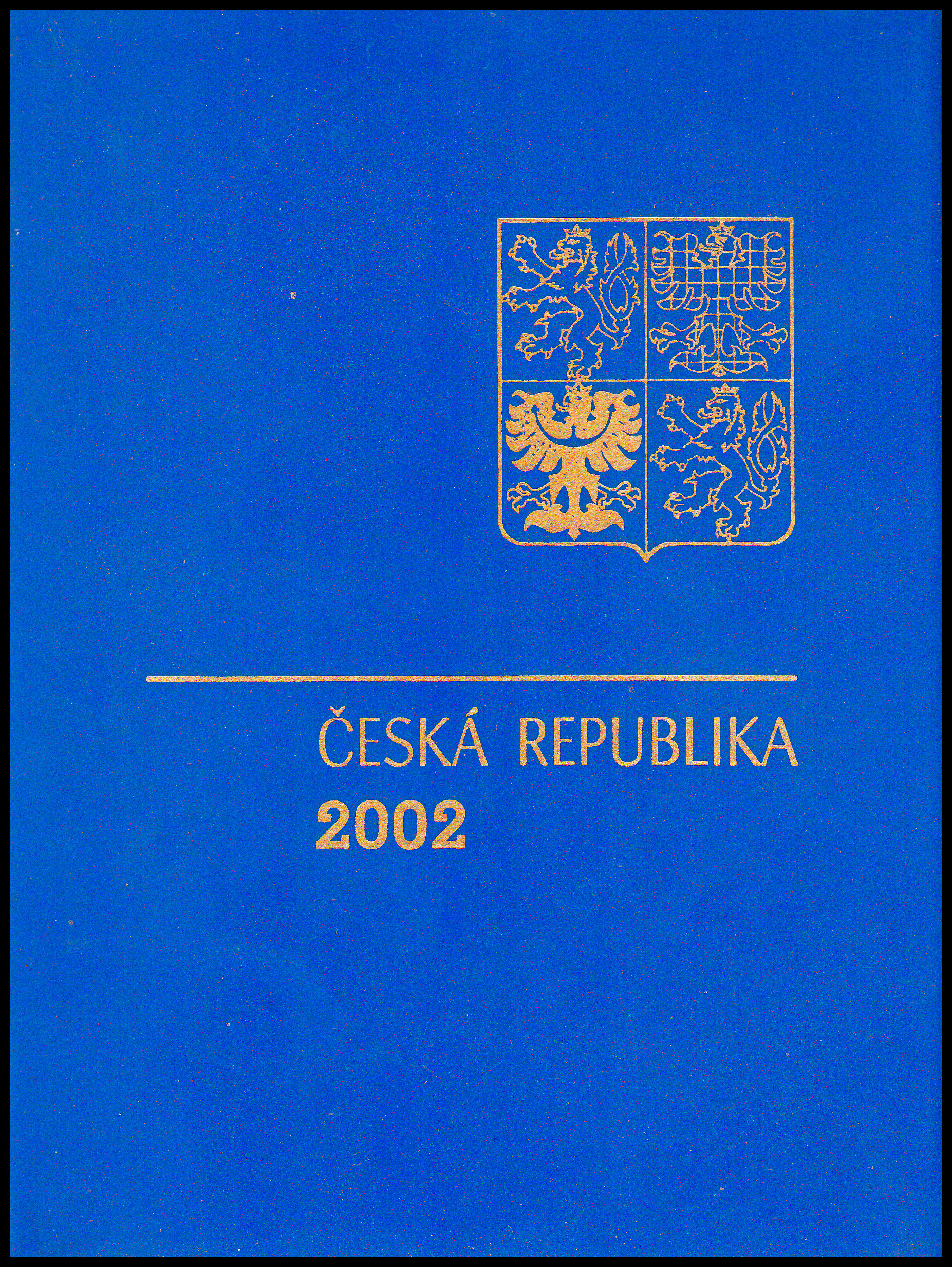 Česká republika 2002 (ročníkové album s černotiskem)