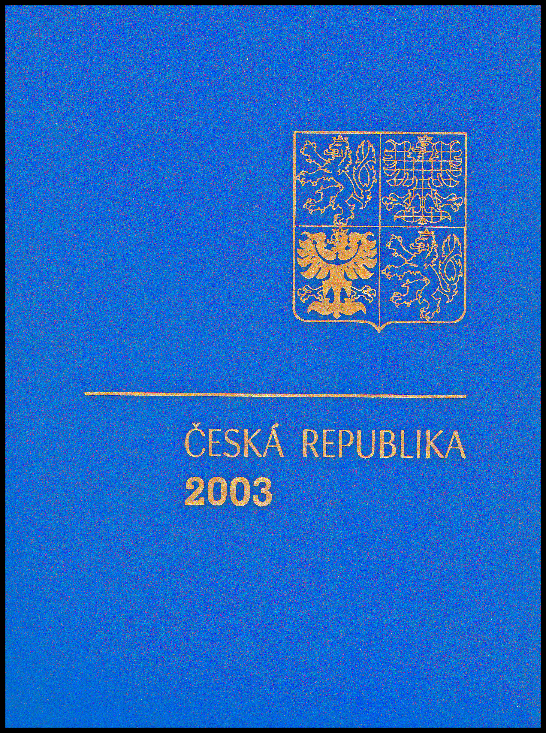 Česká republika 2003 (ročníkové album s černotiskem)