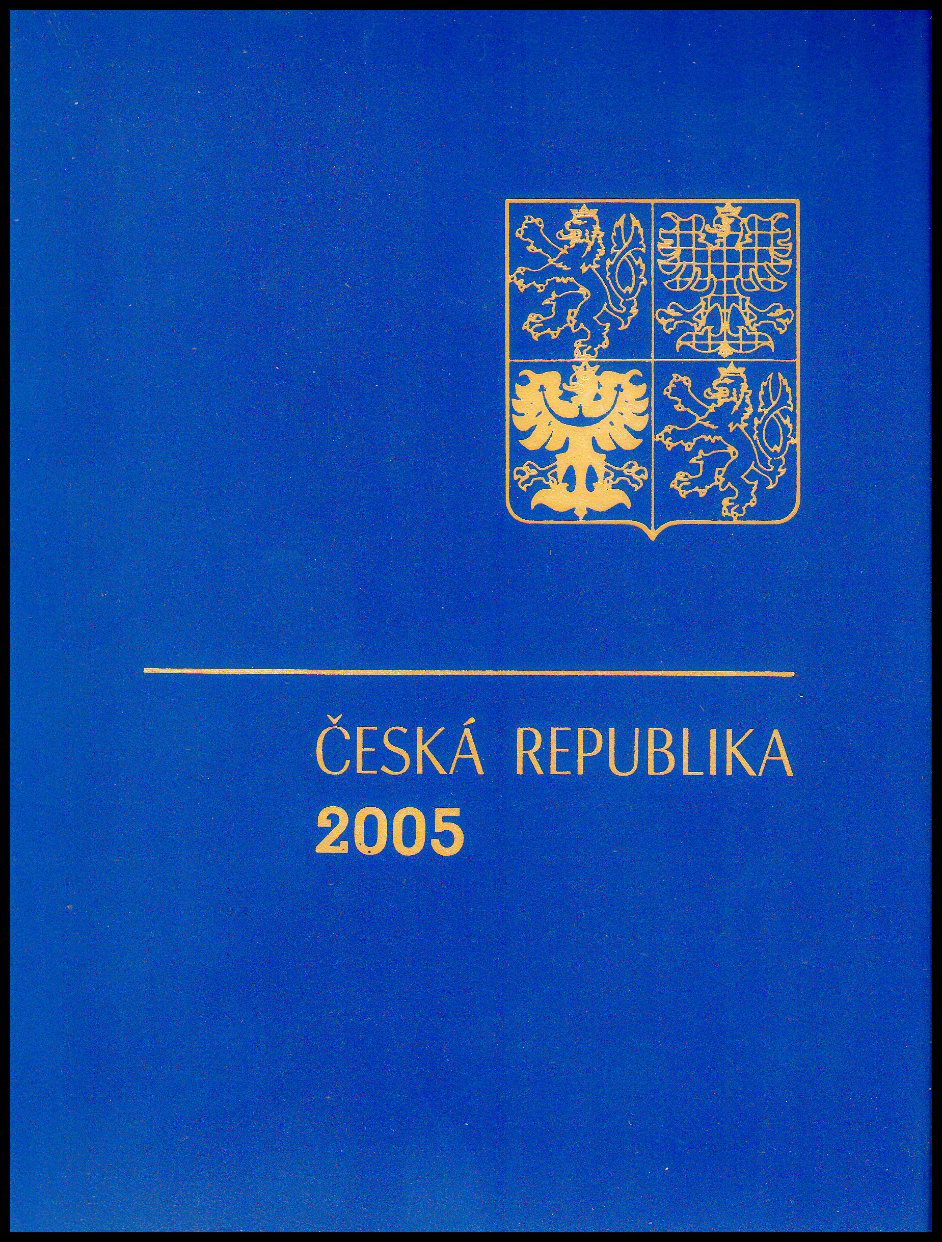 Česká republika 2005 (ročníkové album s černotiskem)