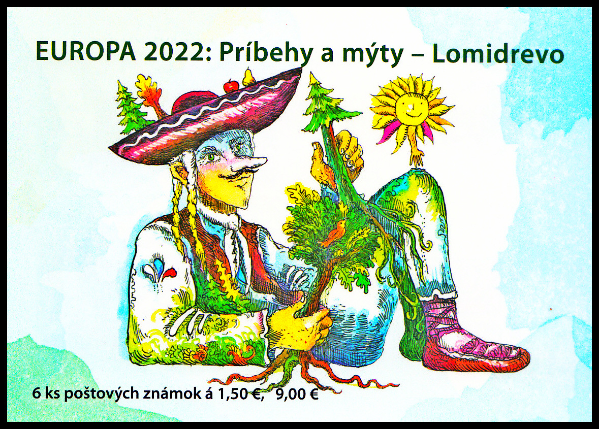 EUROPA 2022: Příběhy a mýty - Lomidřevo (samolepící sešítek přeložený v půlce)
