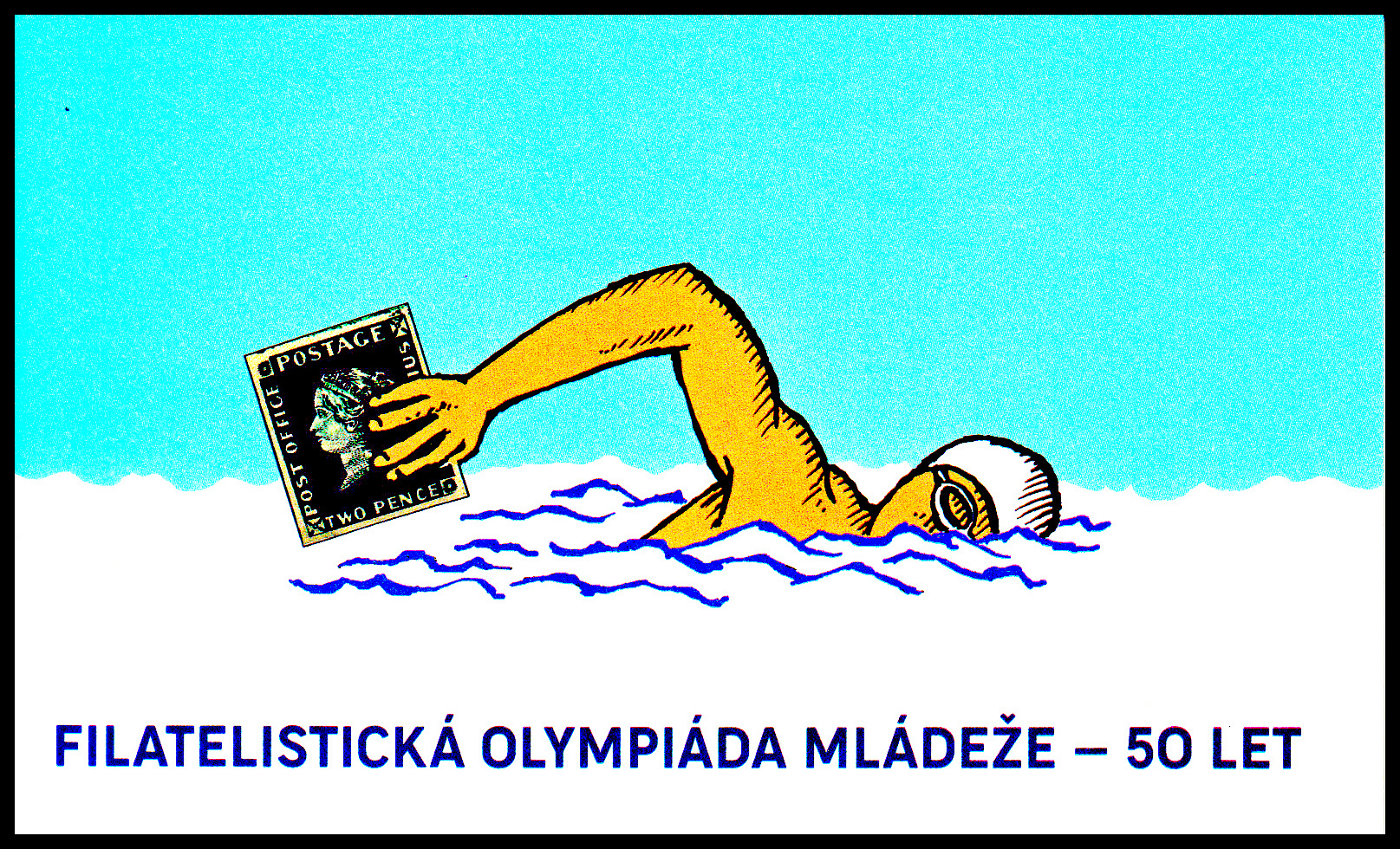 50. výročí Filatelistické olympiády mládeže (známkový sešítek) 