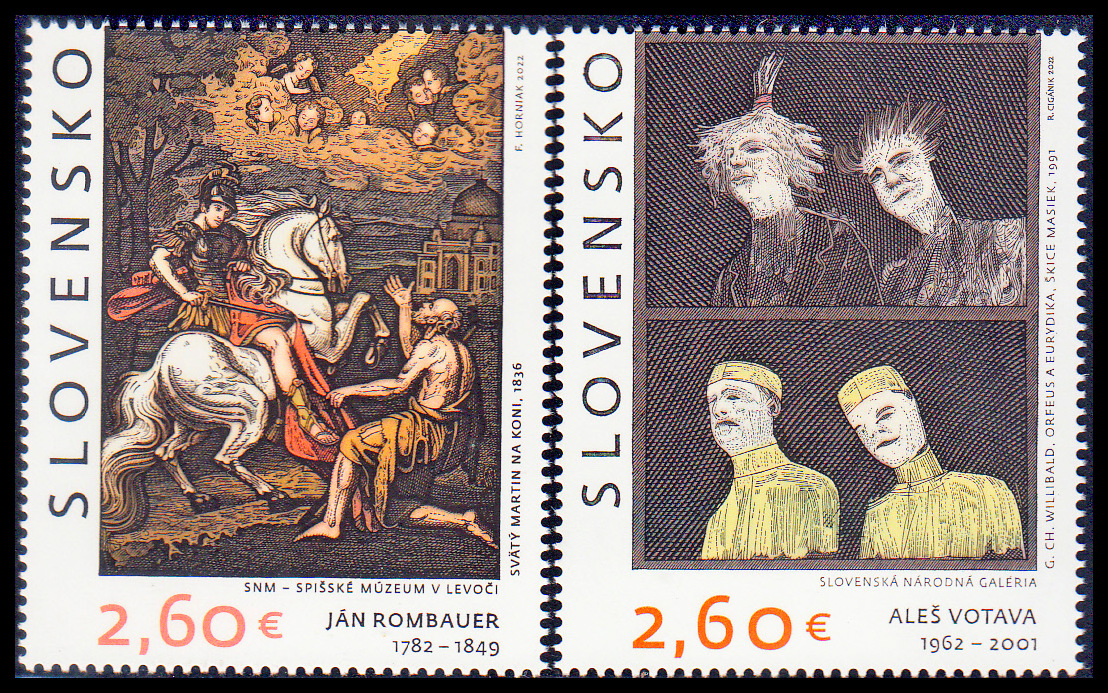 UMĚNÍ 2022 - Ján Rombauer (1782 – 1849),  Aleš Votava (1962 – 2001)