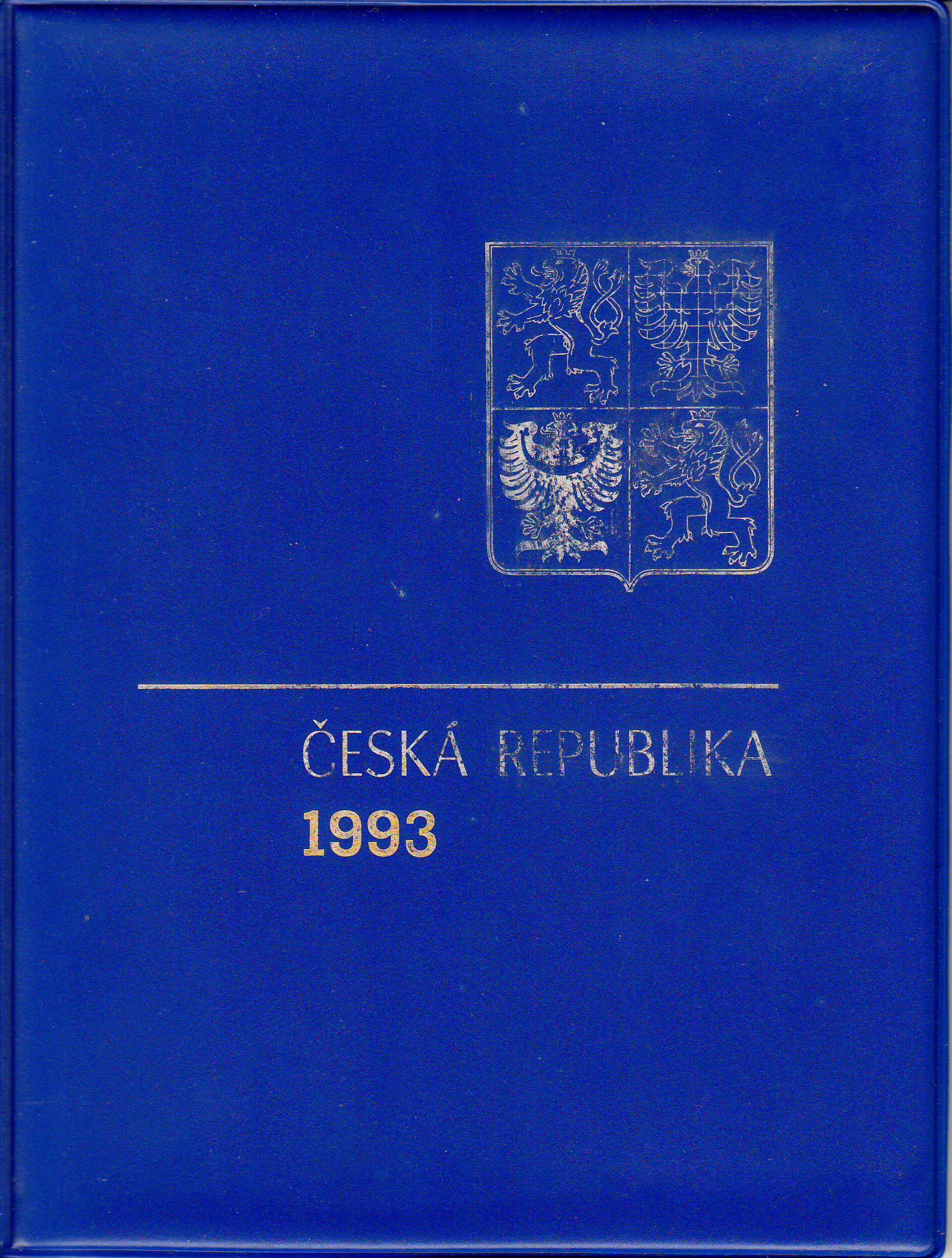 Česká republika 1993 (ročníkové album s černotiskem)