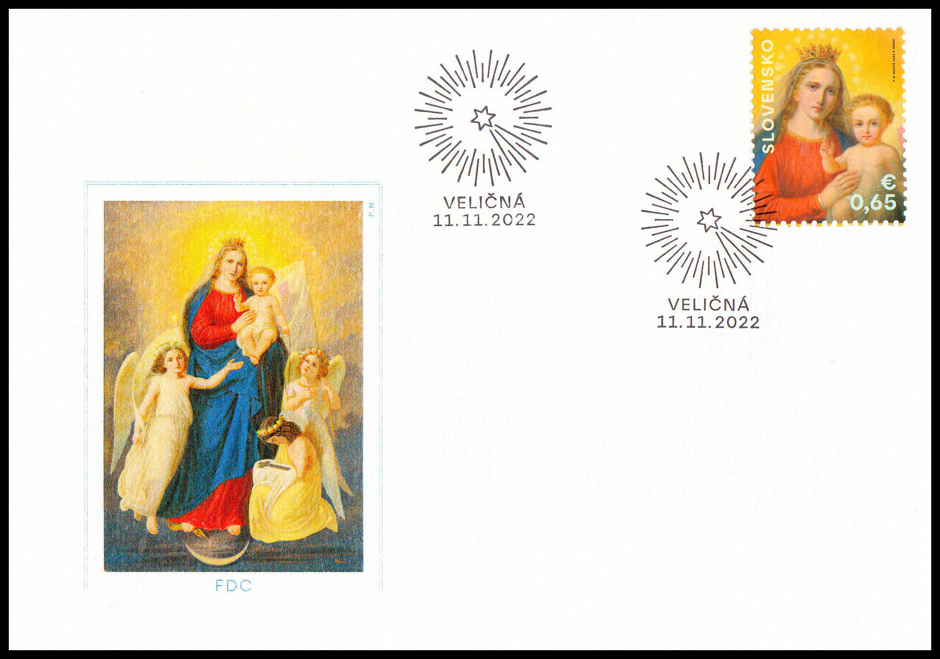 FDC - Vánoce 2022: Kristologické motivy v díle P. M. Bohúně (1822 – 1879)