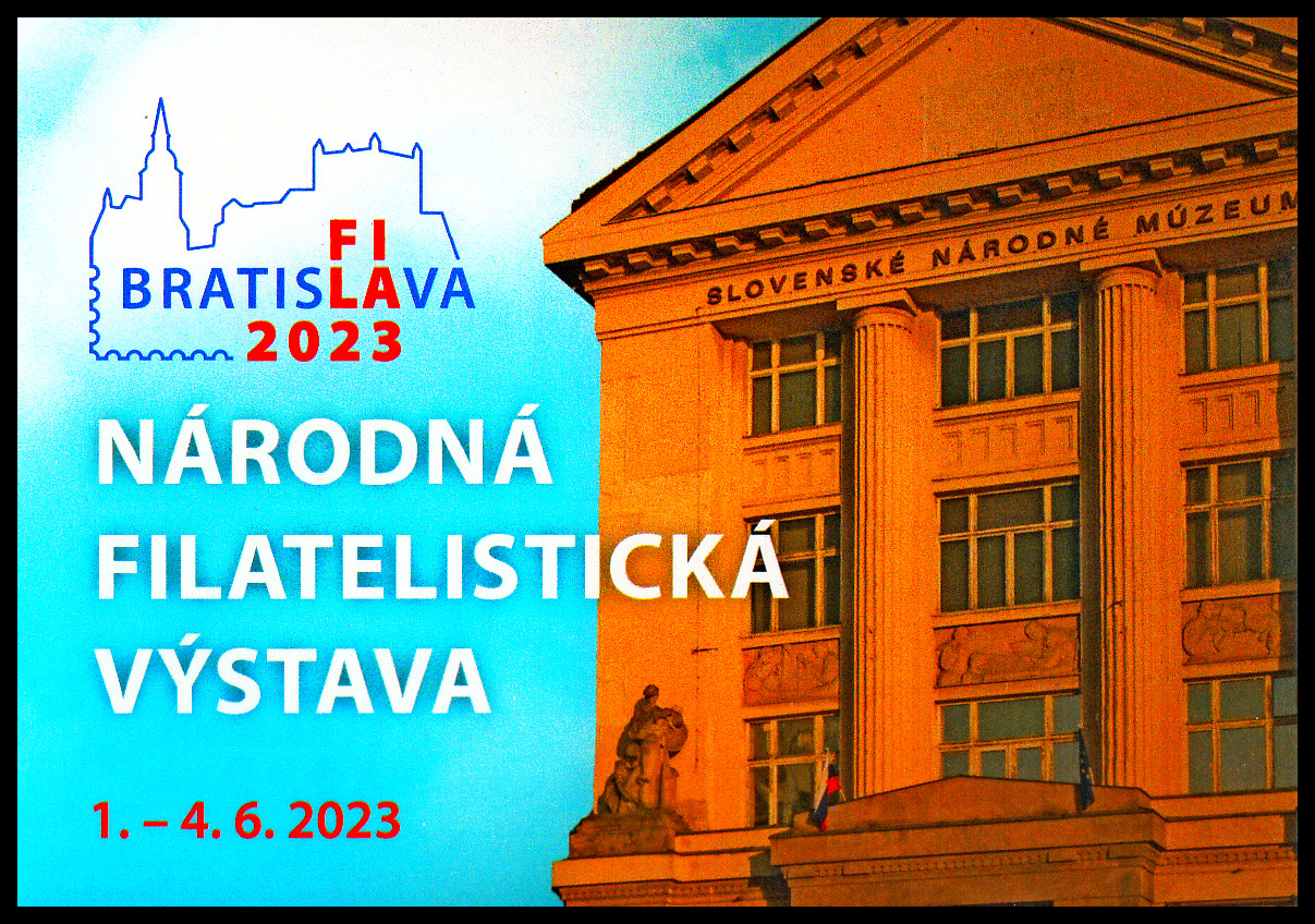  "Bratislavafila 2023" KZ 6 (sam.sešítek přeložený v půlce - komerční známka)