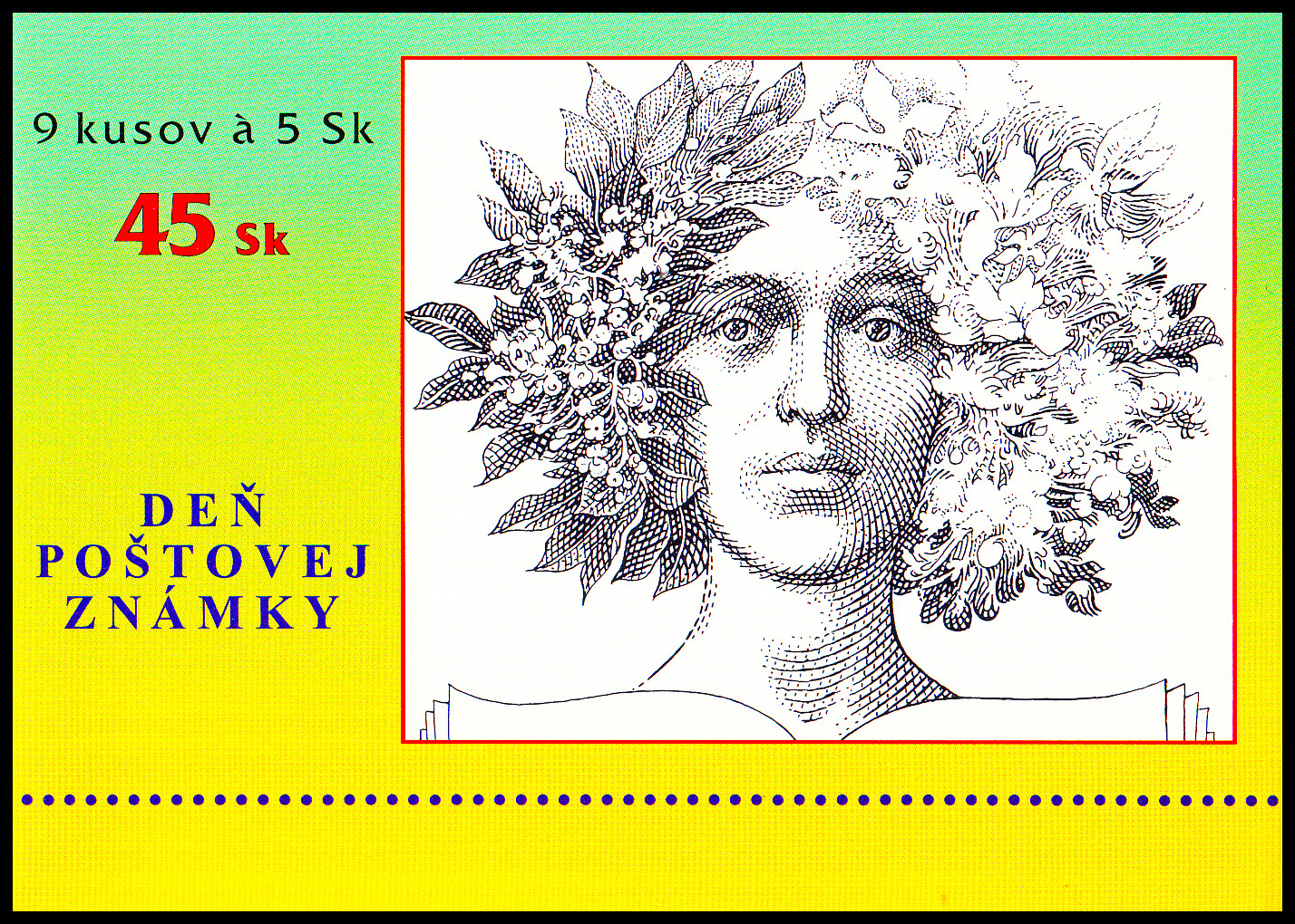 Den poštovní známky 1999 - A. Brunovský (známkový sešítek ZS 34)  