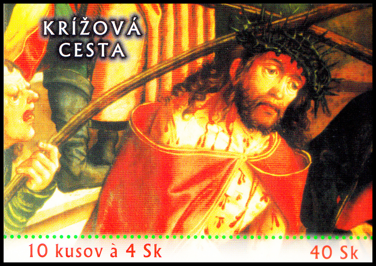 Velikonoce 2000 - Křížová cesta (známkový sešítek ZS 35)  