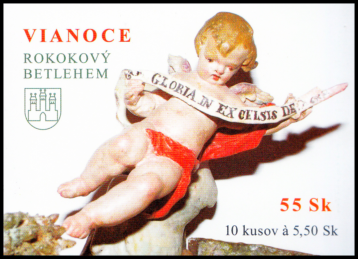 Vánoce 2001 - Bratislavský rokokový betlehem (známkový sešítek ZS 42)  