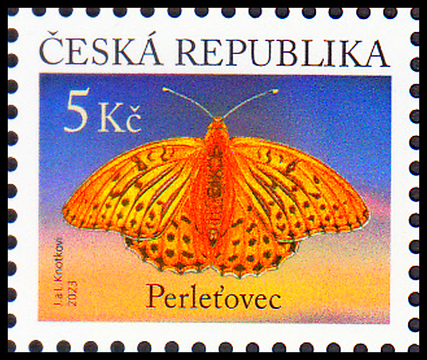 Výplatní poštovní známka - Perleťovec