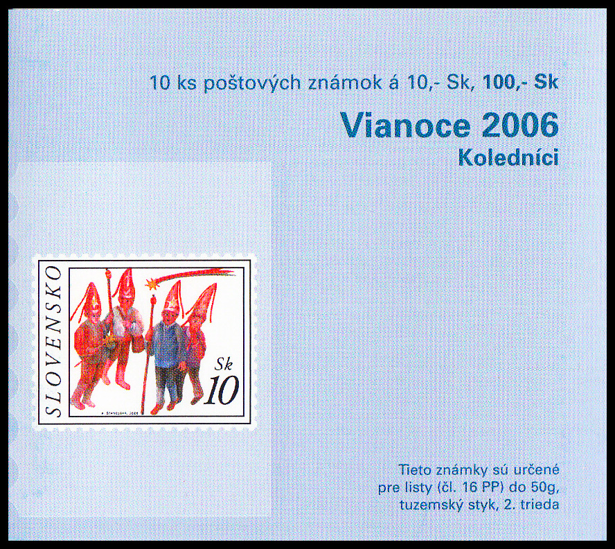 Vánoce 2006 - Koledníci (známkový sešítek ZS 56) 