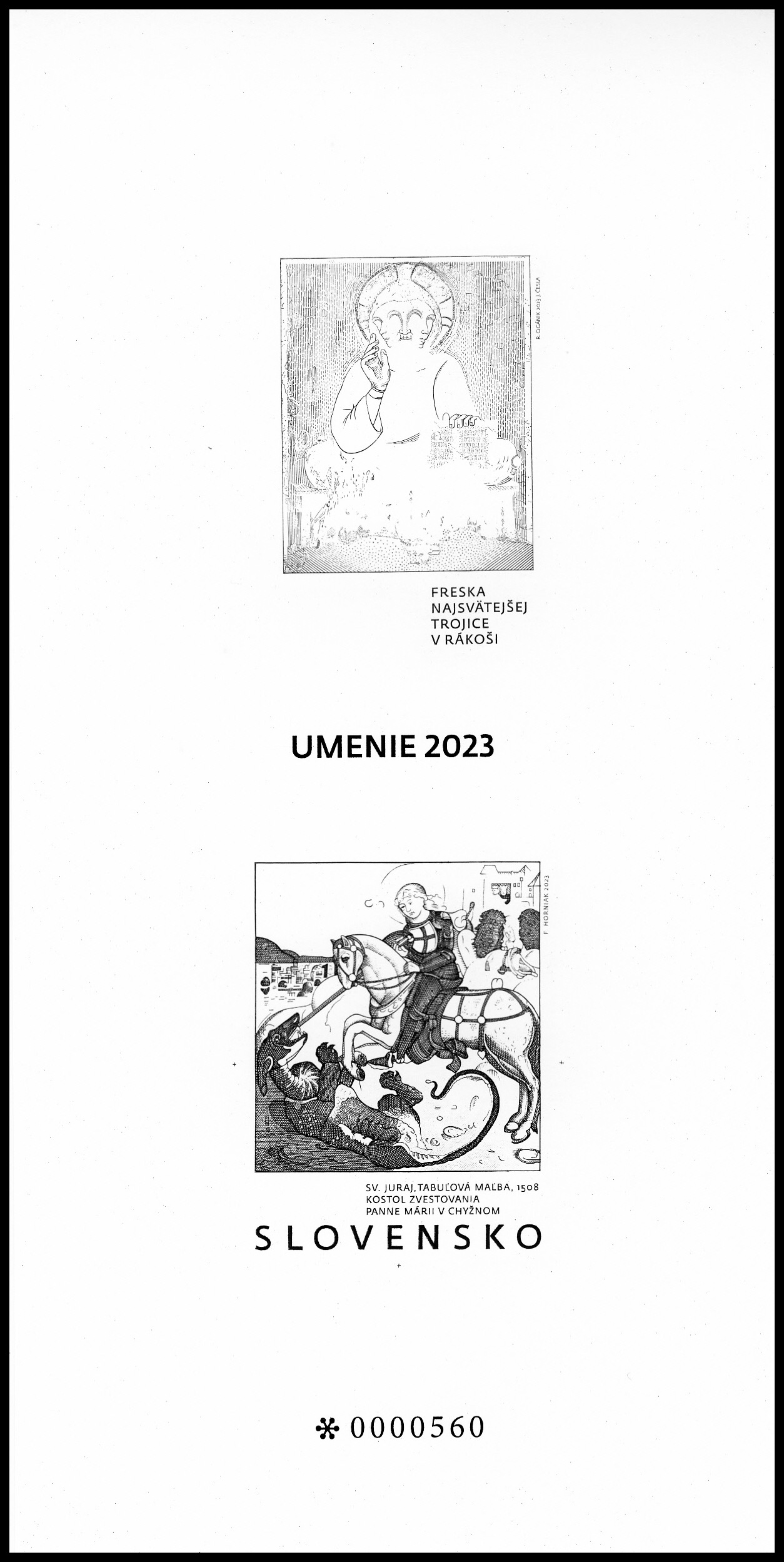 Černotisk-UMĚNÍ 2023:Nejsvětější Trojice v Rákoši, oltář Panny Marie v Chyžném