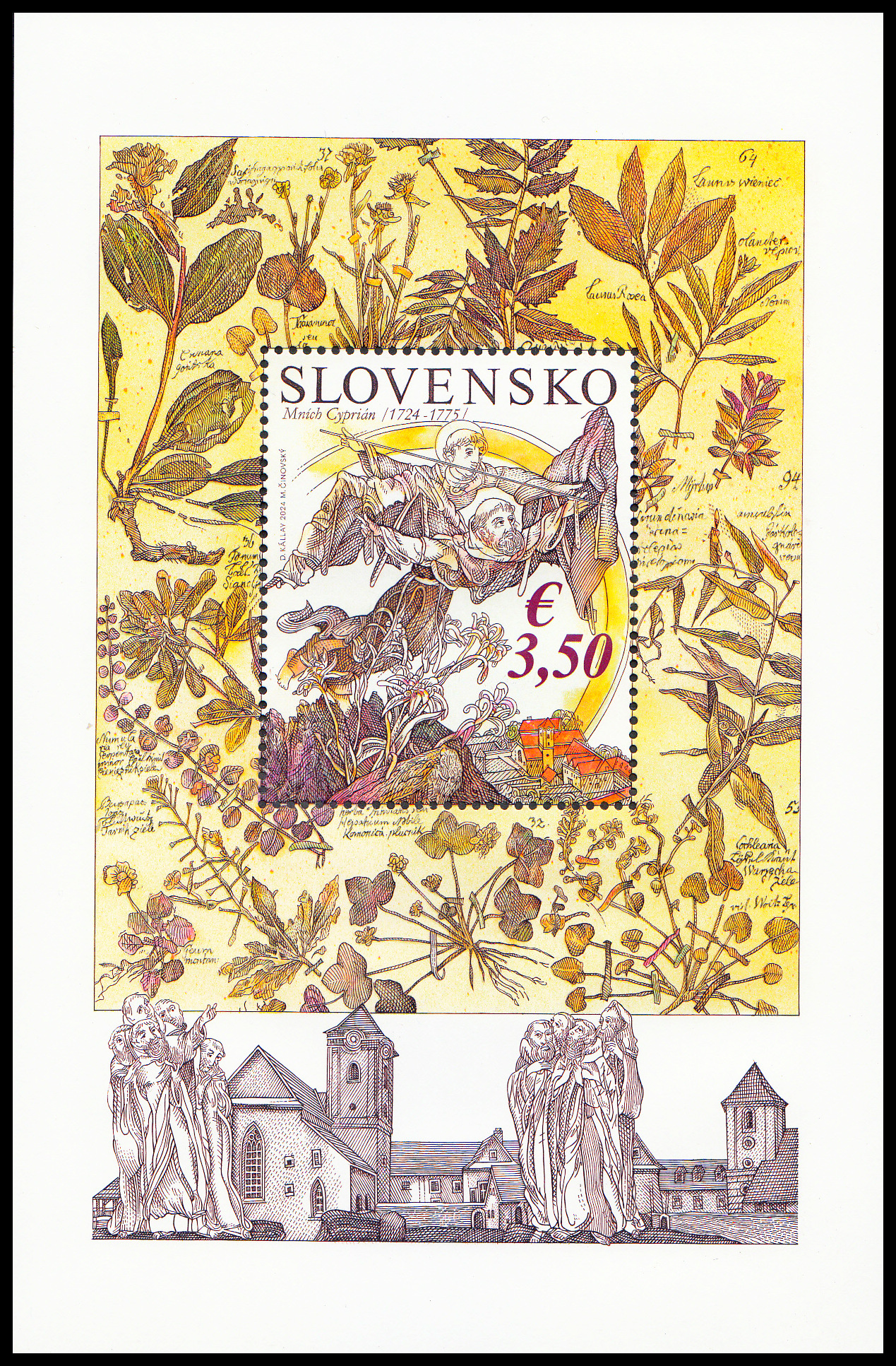 Osobnosti: Mnich Cyprián 1724-1775 (aršík)