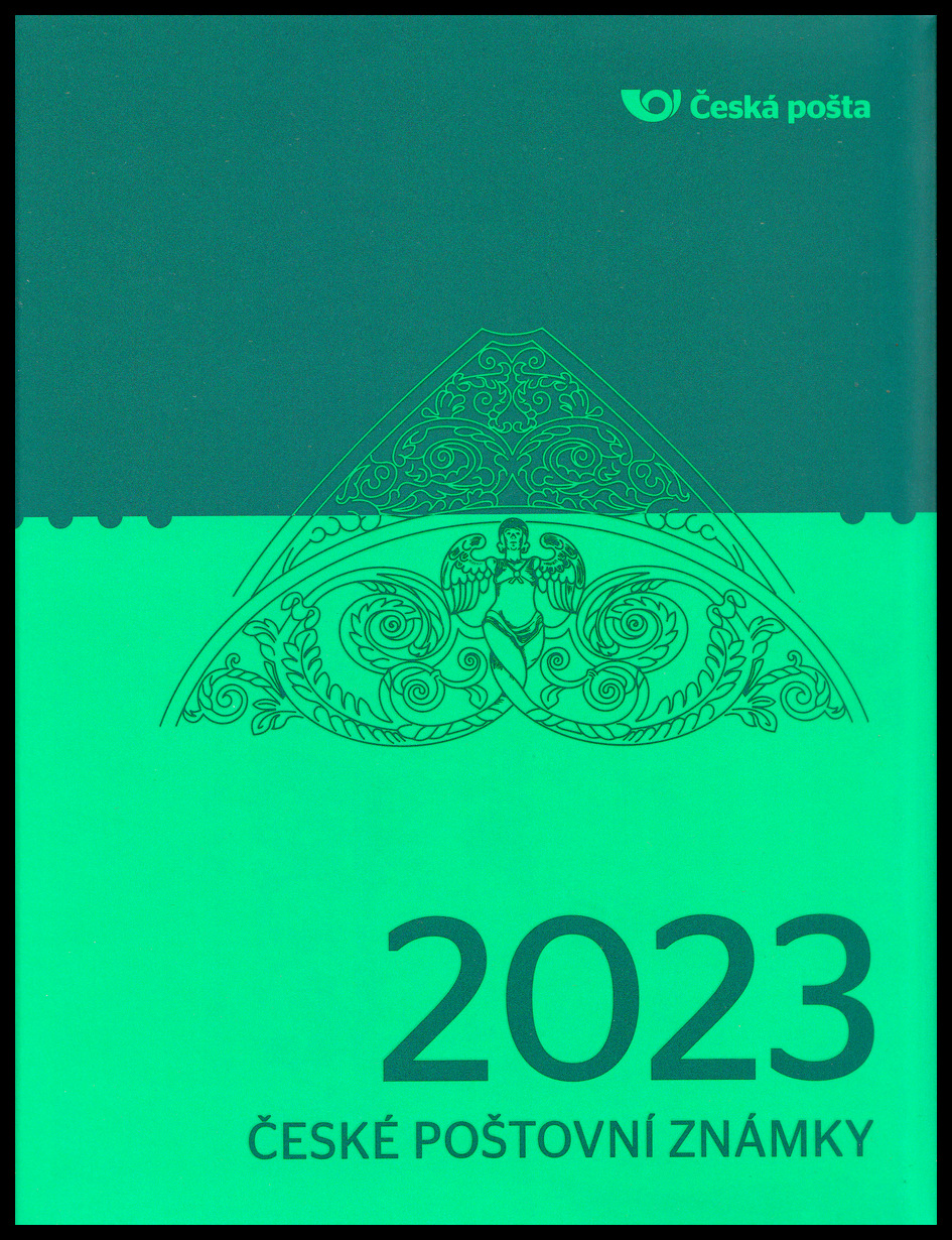 Česká republika 2023 (ročníkové album s černotiskem- nový zelený přebal alba)