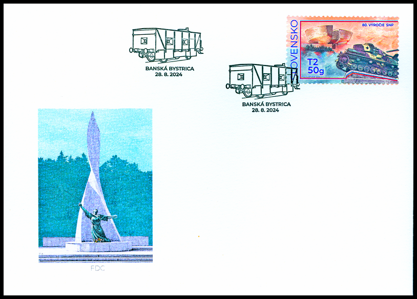 FDC - 80. výročí SNP