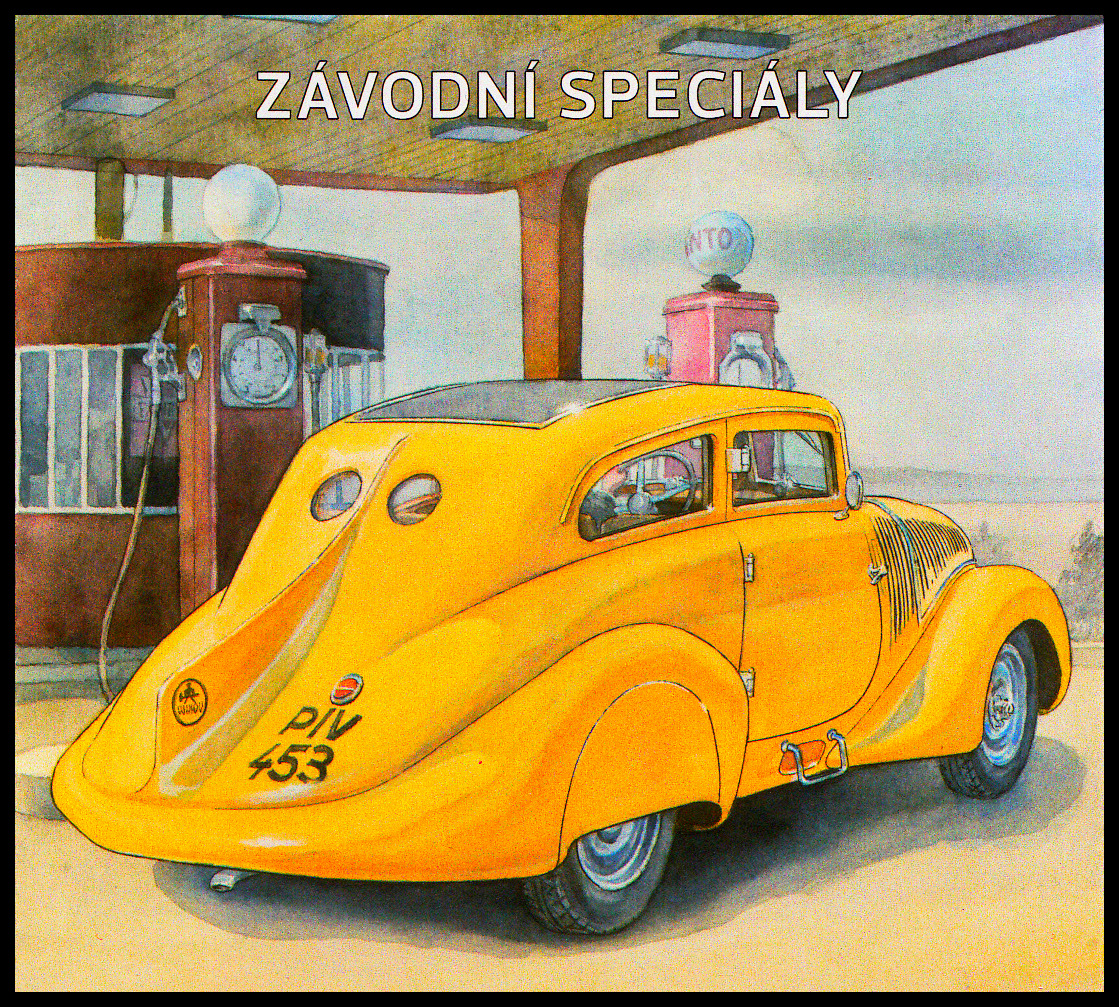 Vůz Wikov 35 Kapka (samolepící známkový sešitek)