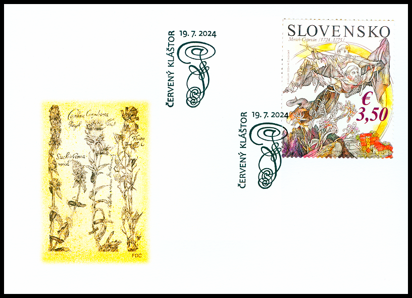 FDC - Osobnosti: Mnich Cyprián 1724-1775