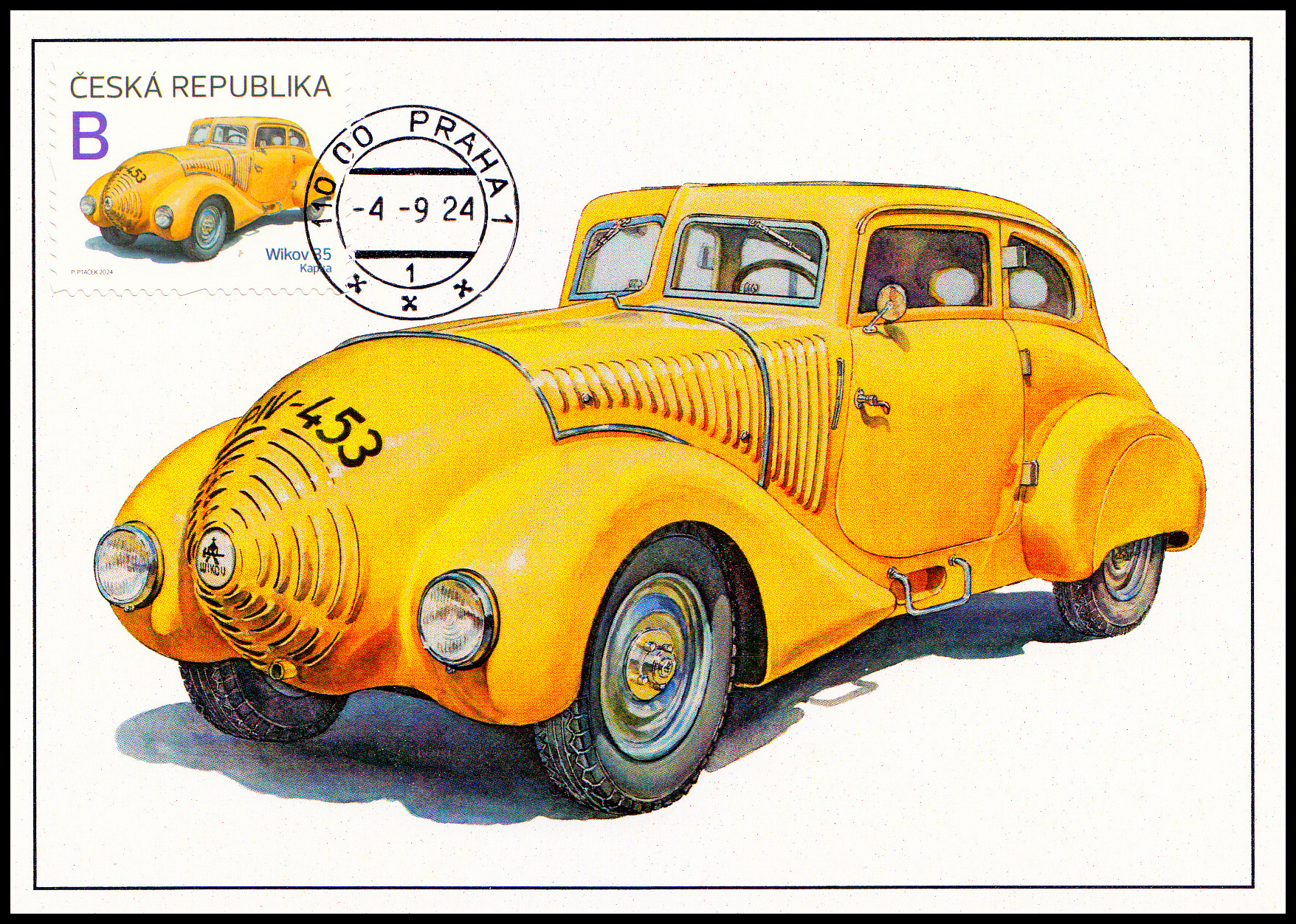 Cartes maximum (Z) - Vůz Wikov 35 Kapka