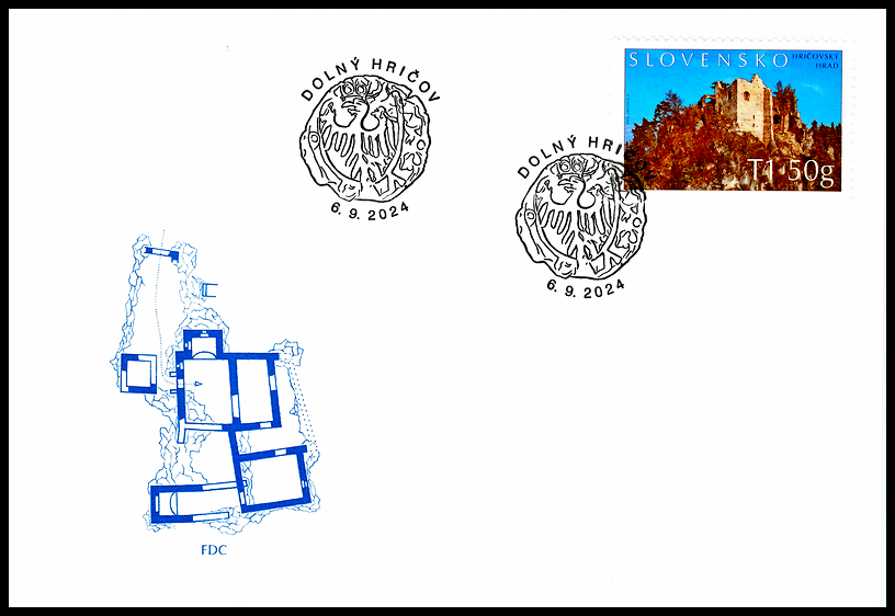 FDC - Krásy naší vlasti - Hričovský hrad