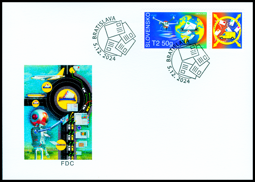 FDC - Den poštovní známky 2024 - Univerzální poštovní služba