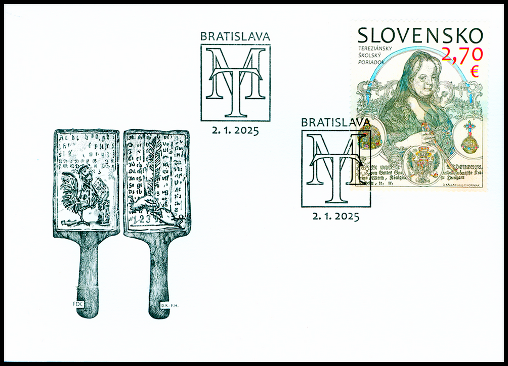 FDC - 250. výročí tereziánského školního řádu