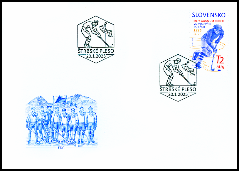 FDC - Sport - 100. výročí konání ME v ledním hokeji ve Vysokých Tatrách