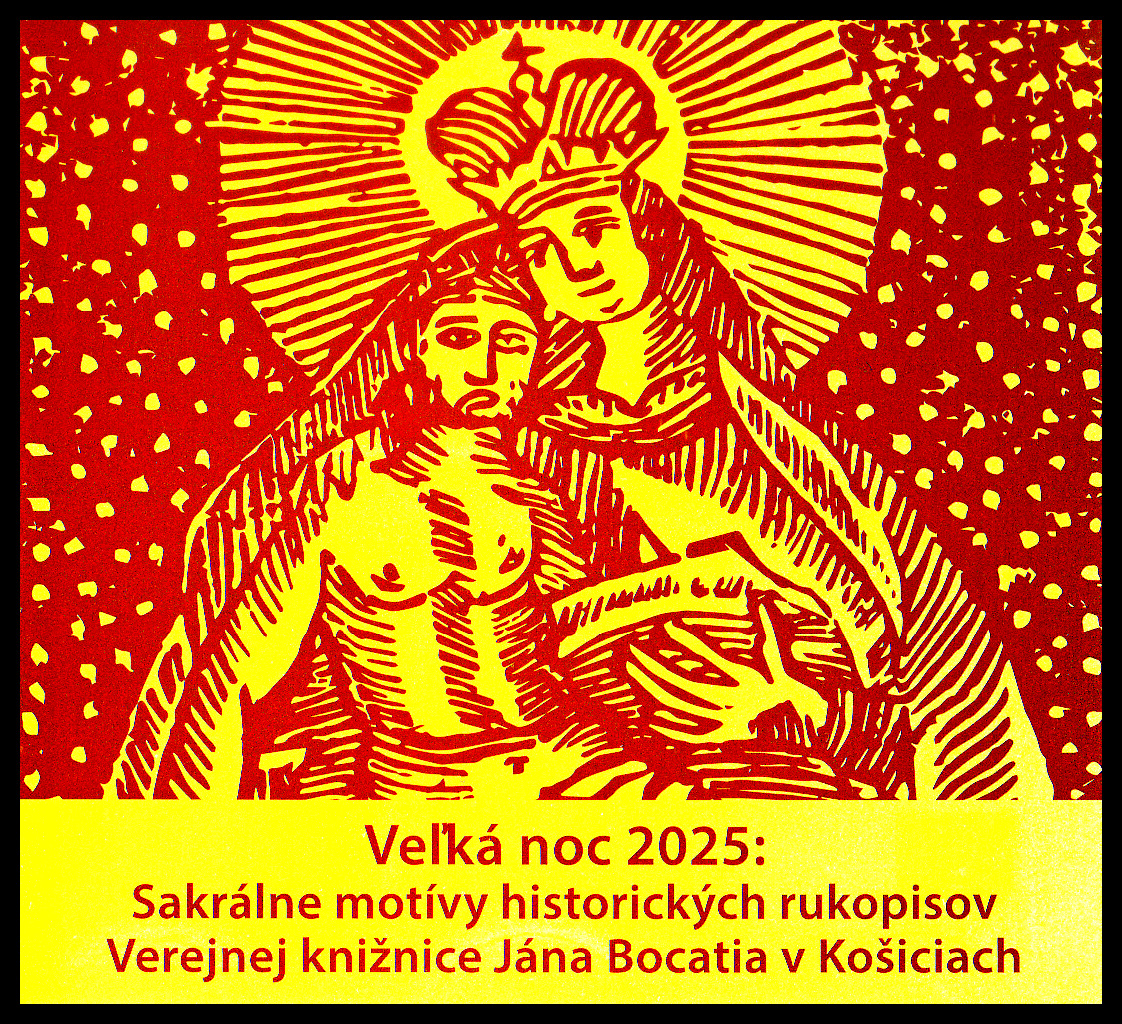 Velikonoce 2025 Sakrální motivy historických rukopisů (samolepící sešítek nepřeložený)